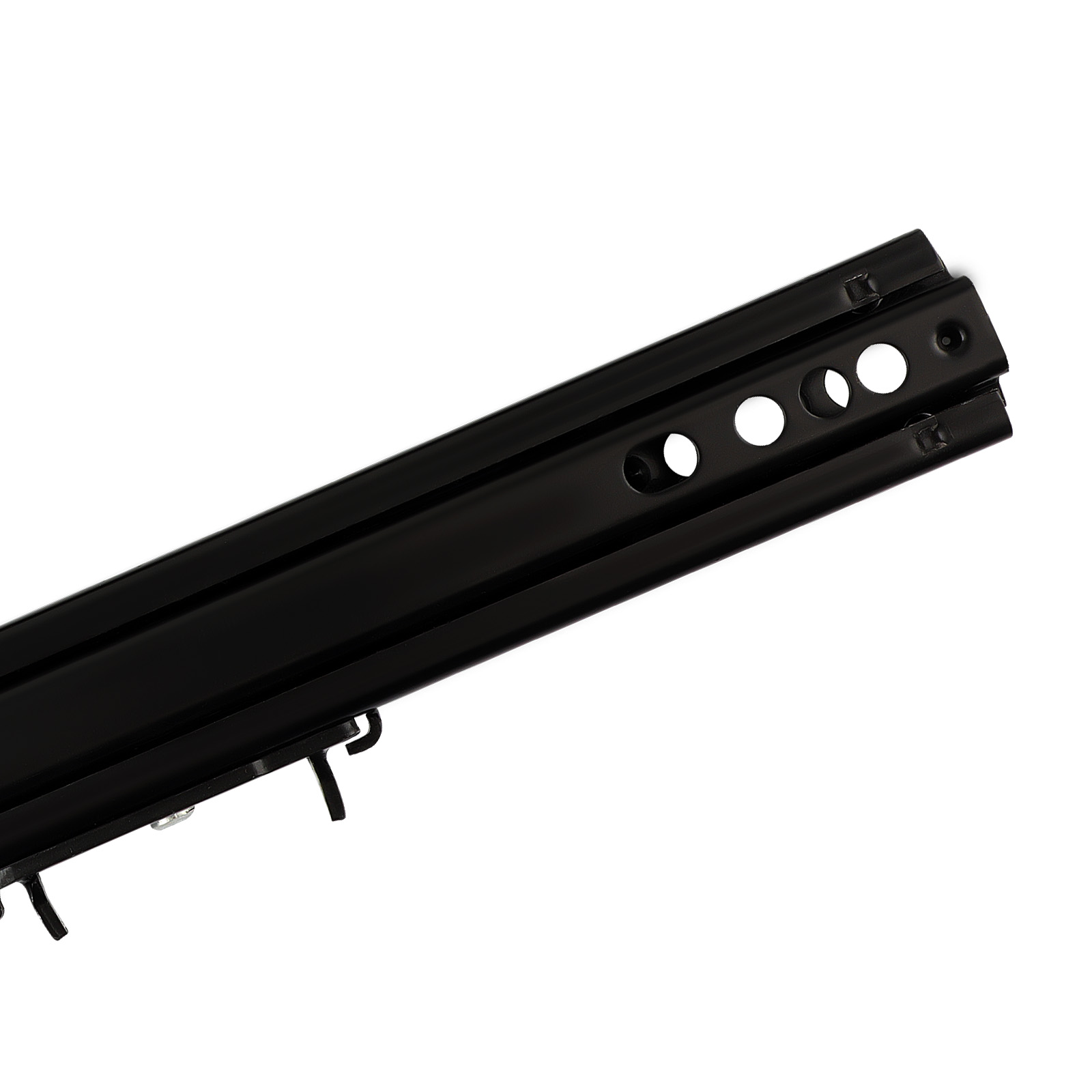 Universal Dual Lock Design Car Racing Seat Base Slider Black