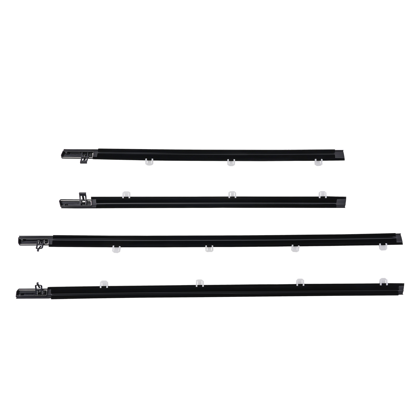 Weatherstrip Seal Belt Front/Rear For Acura TSX 2009-2014 Waterproof Rubber