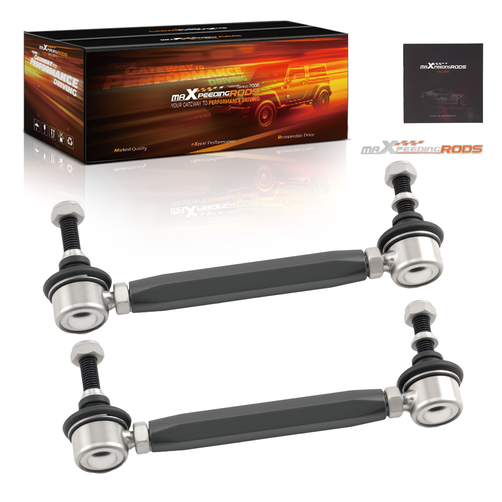 Stabilisatorstreben Set Verstellbar 180-230mm Universal Kit for Auto M10 Vorne