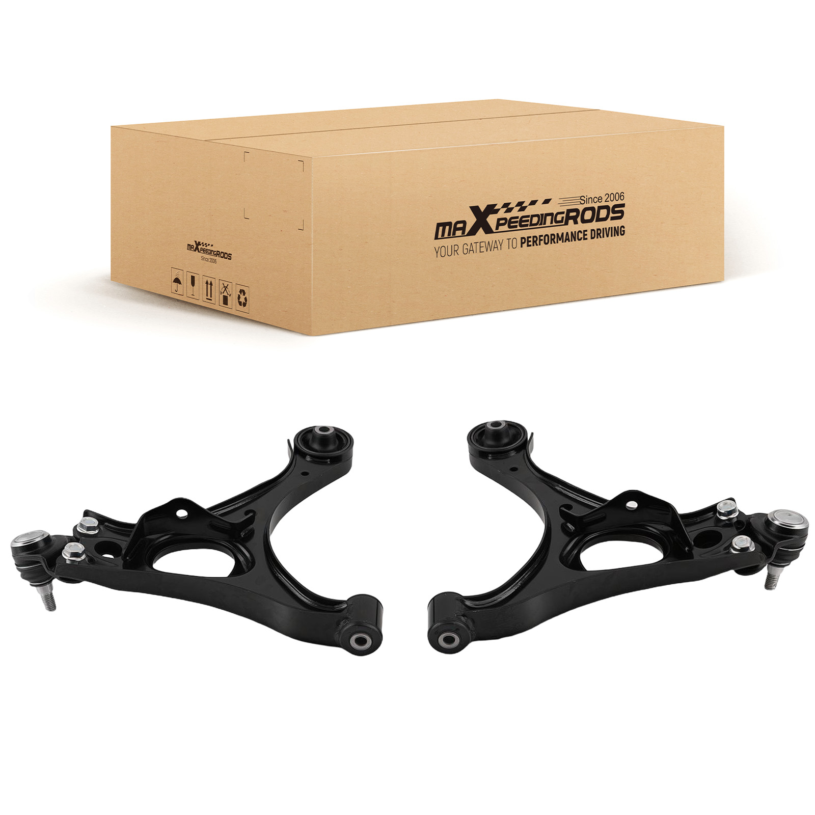 4pcs Front Lower Control Arms + Ball Joints for Honda Civic 2006 -2011 Acura CSX