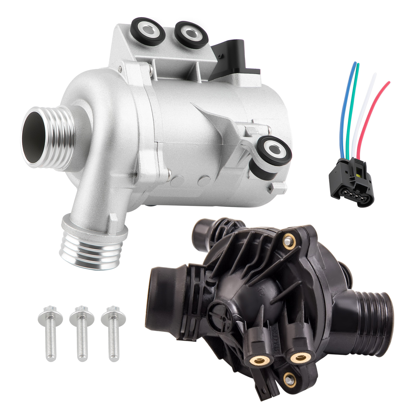 Eektrische Wasserpumpe & Thermostat for BMW 3er E90 325i 325xi 328i 2005-2011
