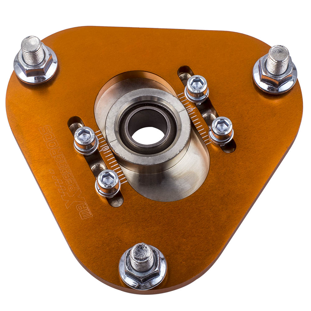 Front Coilover Camber Plates Top Hat for Toyota Celica 2000-06 Pillow Ball Adj.