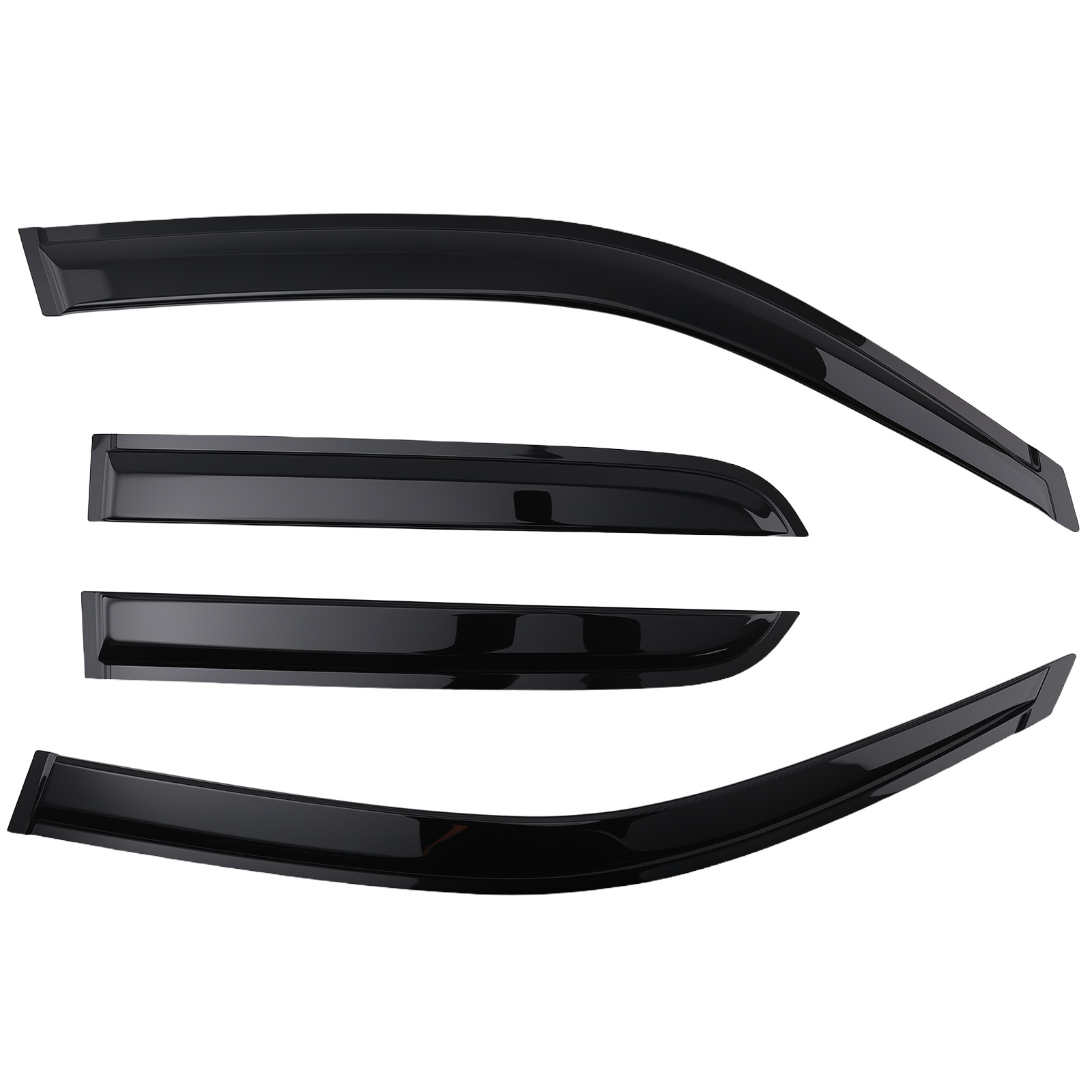 Window Vent Visor for Toyota 4Runner 2003-2009 Rain Guards Outside Mount
