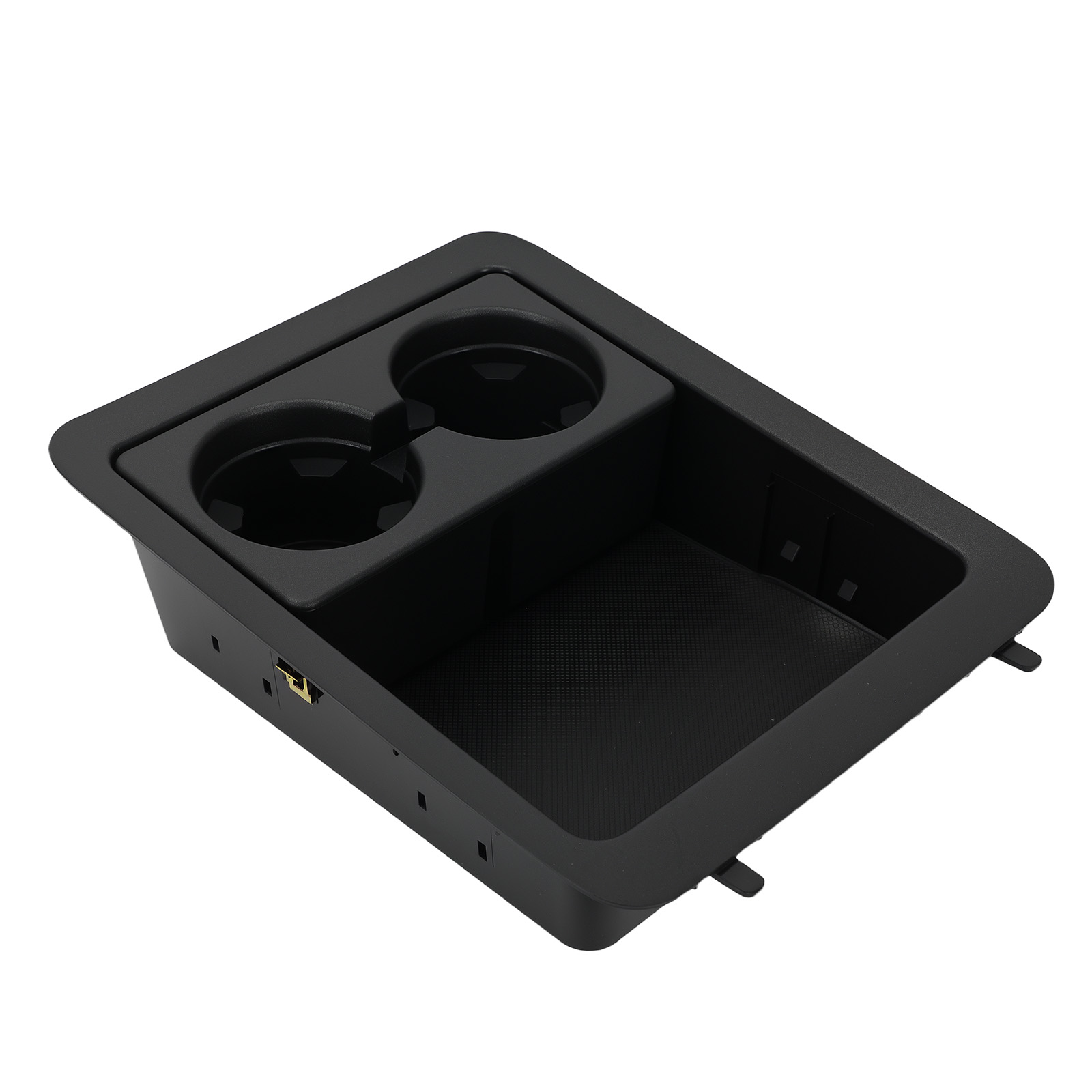 Center Console Cup Tray Cup Holder for GMC Yukon XL 2007-2014 15828147 Black ABS