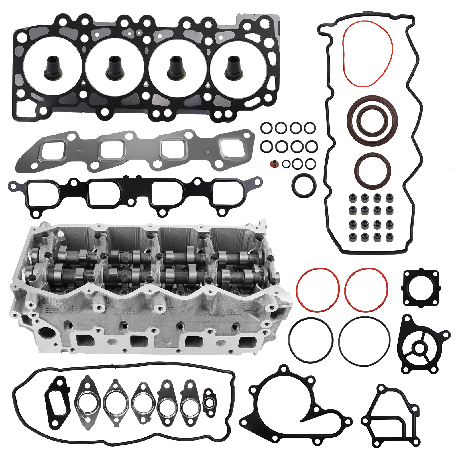 Complete Cylinder Head for Nissan Navara D40 D22 2.5L YD25 with Gasket Kit