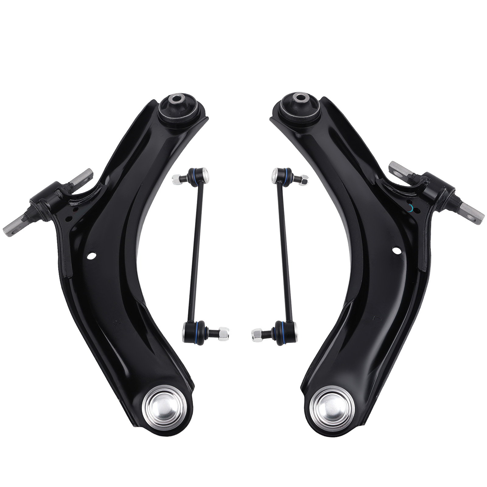 4Pc Front Suspension Lower Control Arms Ball Joint for 08 - 2013 Nissan Rogue