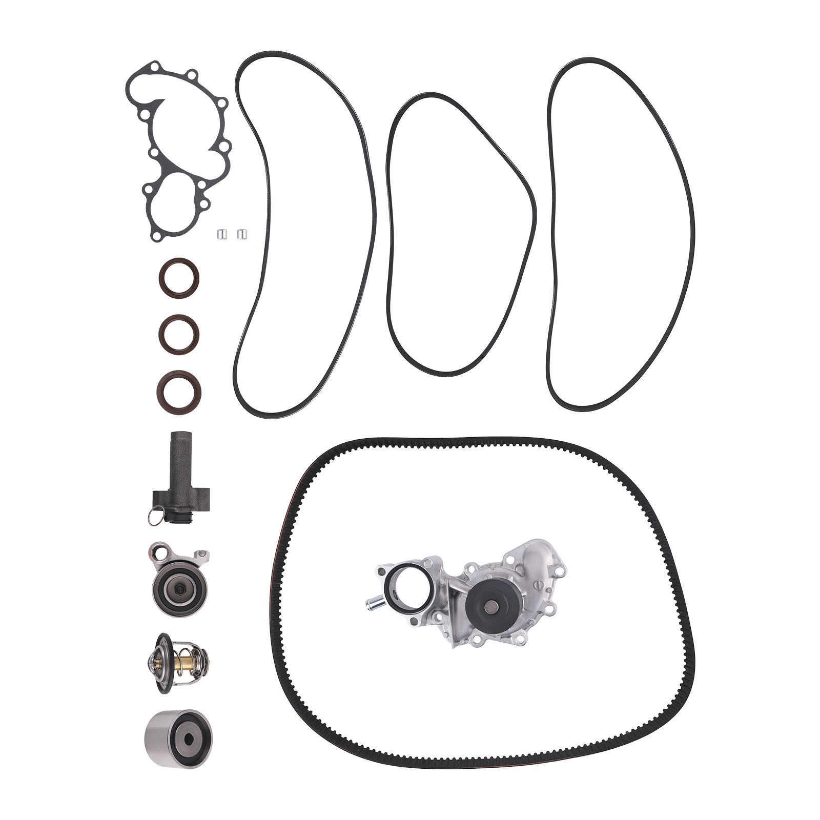 Timing Belt Kit Water Pump Thermostat for Toyota Tundra 3.4L 5VZFE 2000-2004