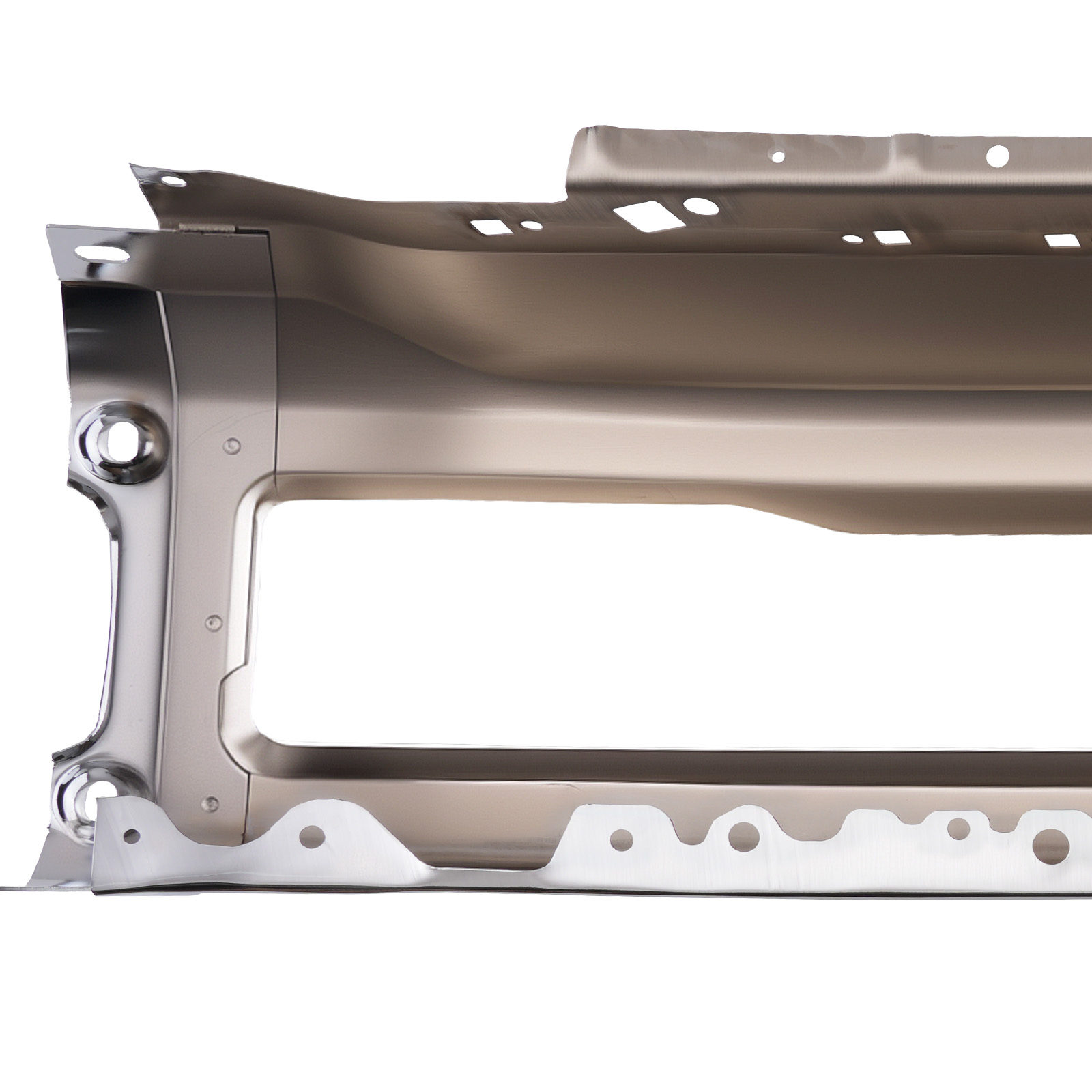 Bumper Face Bar Chrome Front for Ford F-250 F-350 Super Duty 2017-2019