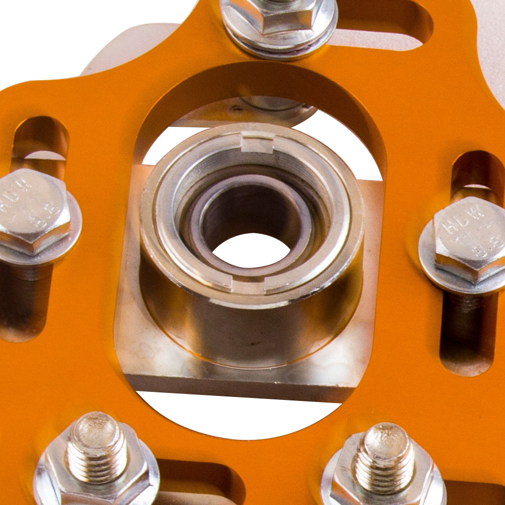 Pair of 2 Front Adjustable Caster Plates Kit for Ford Mustang 1979-1989