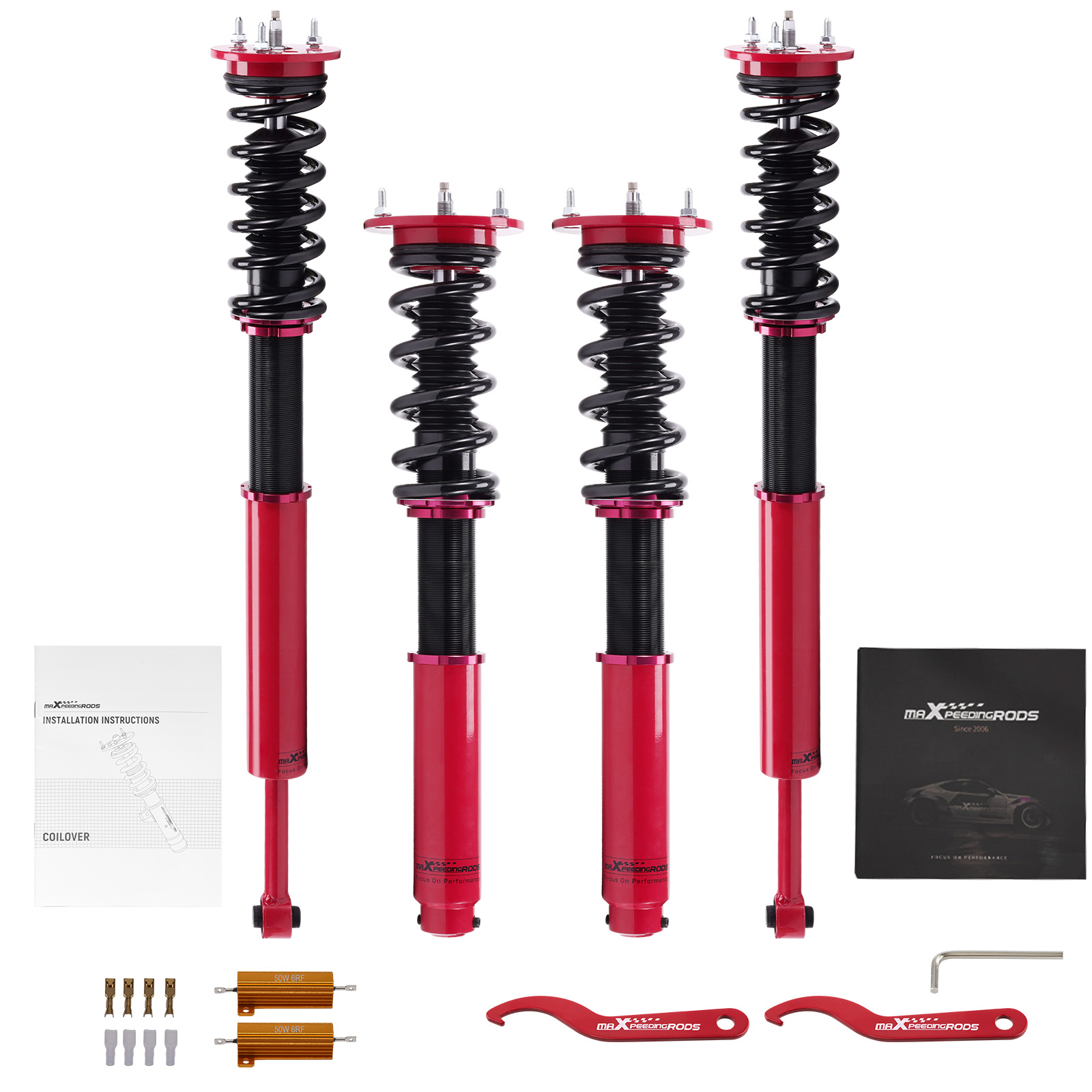 24 Stufen Einstellbar Gewindefahrwerk for for Mercedes-Benz S Class S430 S500