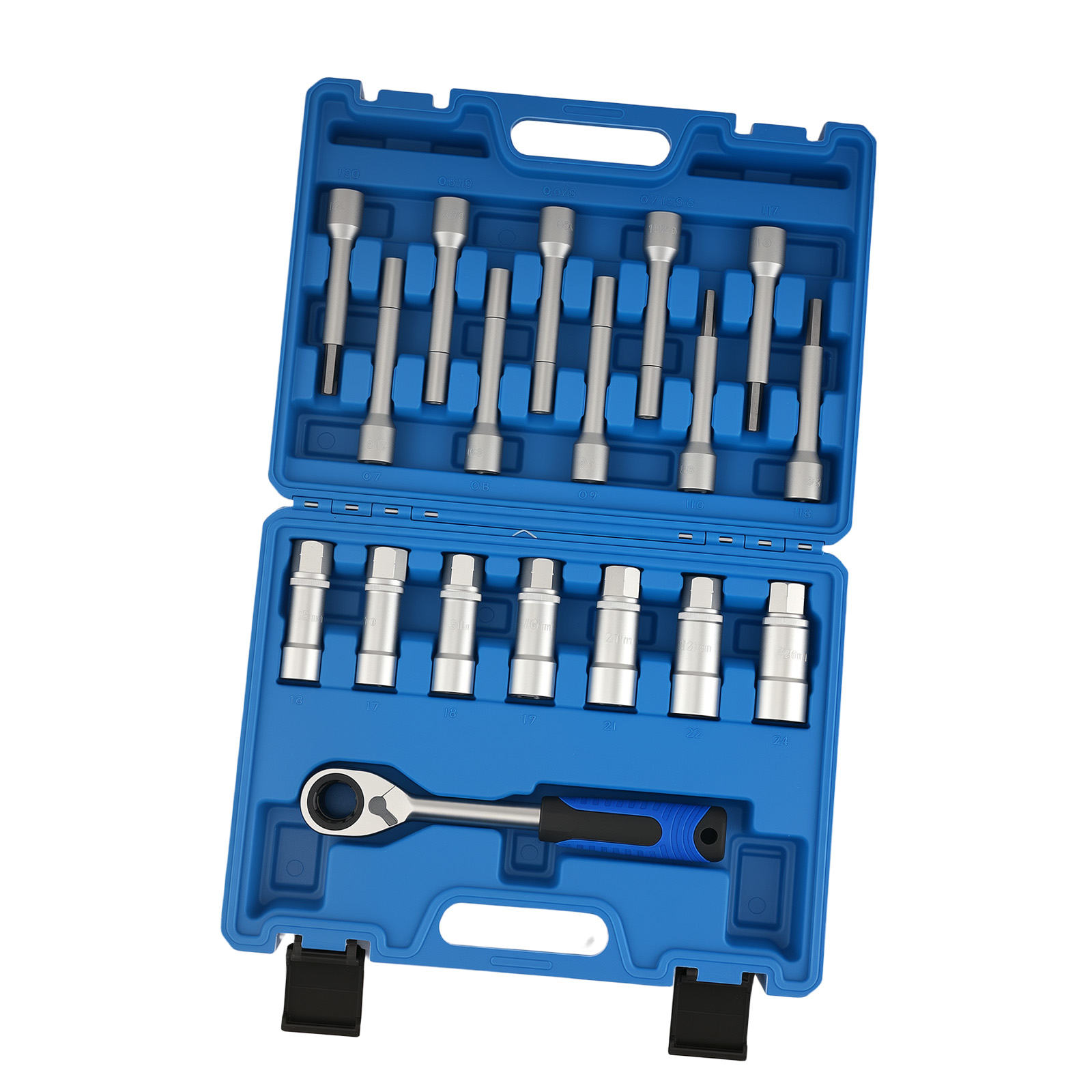 18-tlg Stoßdämpfer Federbein Domlager Werkzeug Steckschlüssel Für Bmw VW Opel