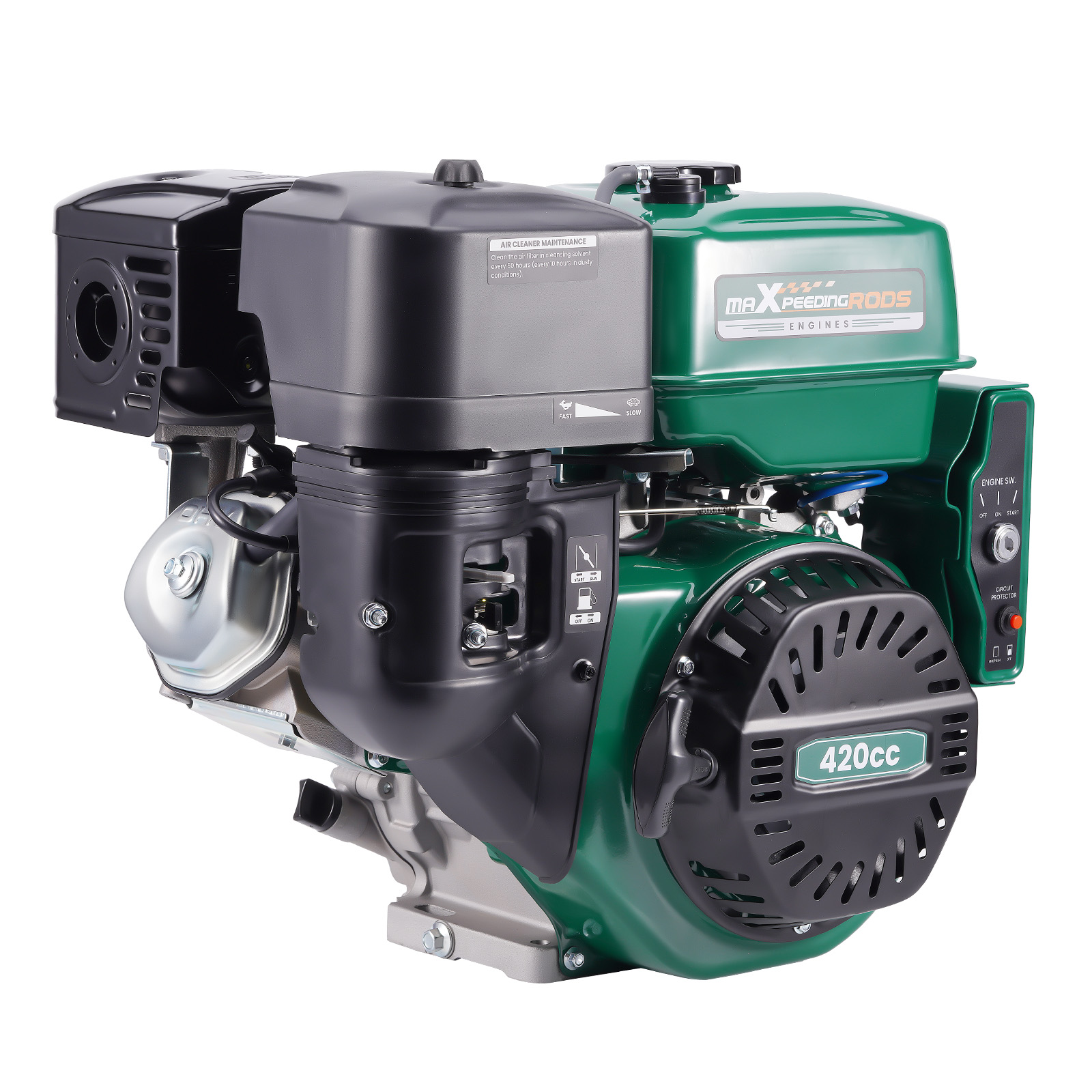 420cc 15HP OHV Horizontal Gasoline Engine Motor Electric Start Lawn Mowers