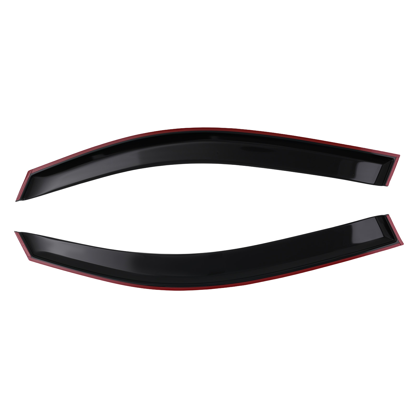 Rain Visor Window Guard Deflector for Subaru Forester 2019-2024 Black Set 4PC