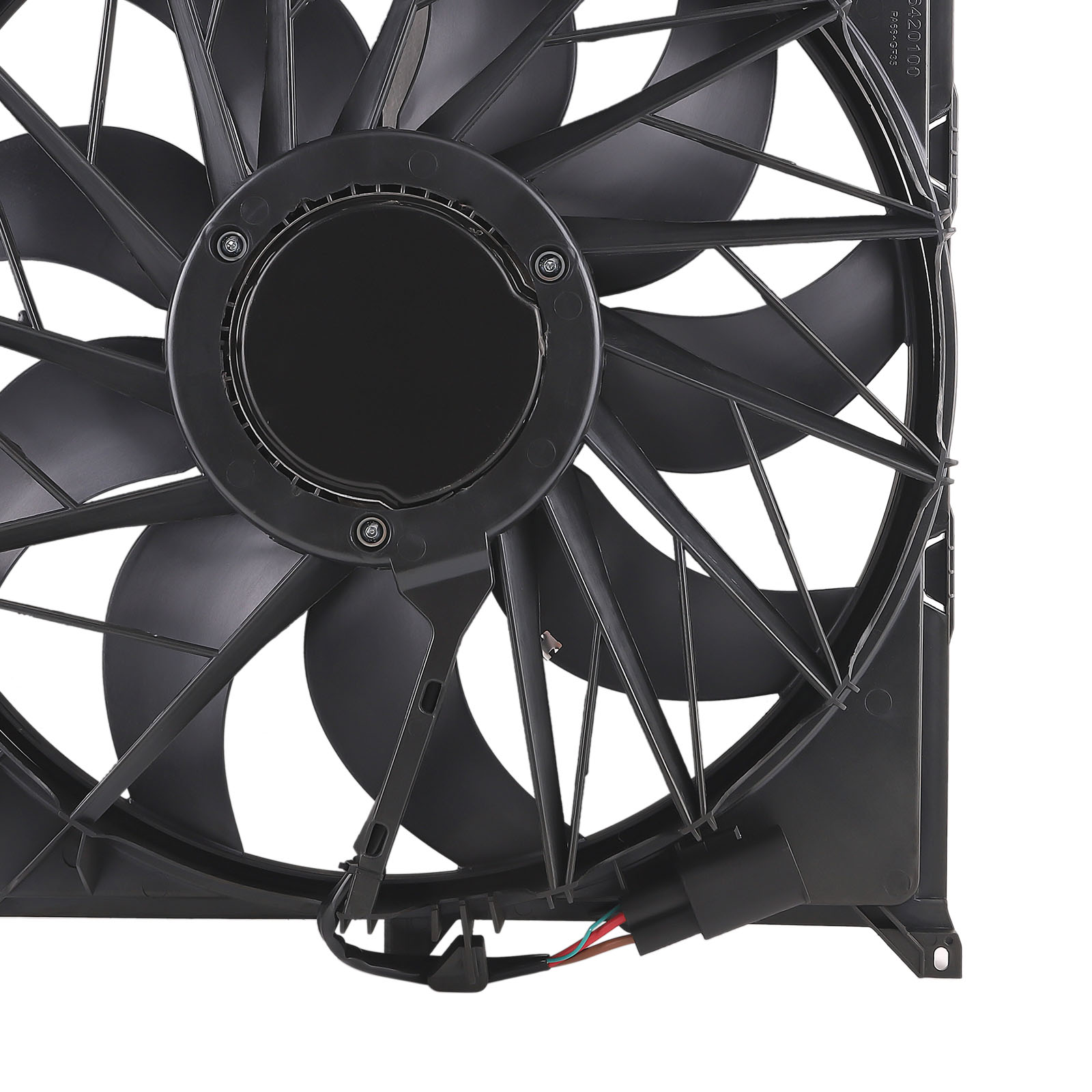 Radiator Condenser Cooling Fan Brushless Motor 600w fit for Bmw X3 E83 2004-10