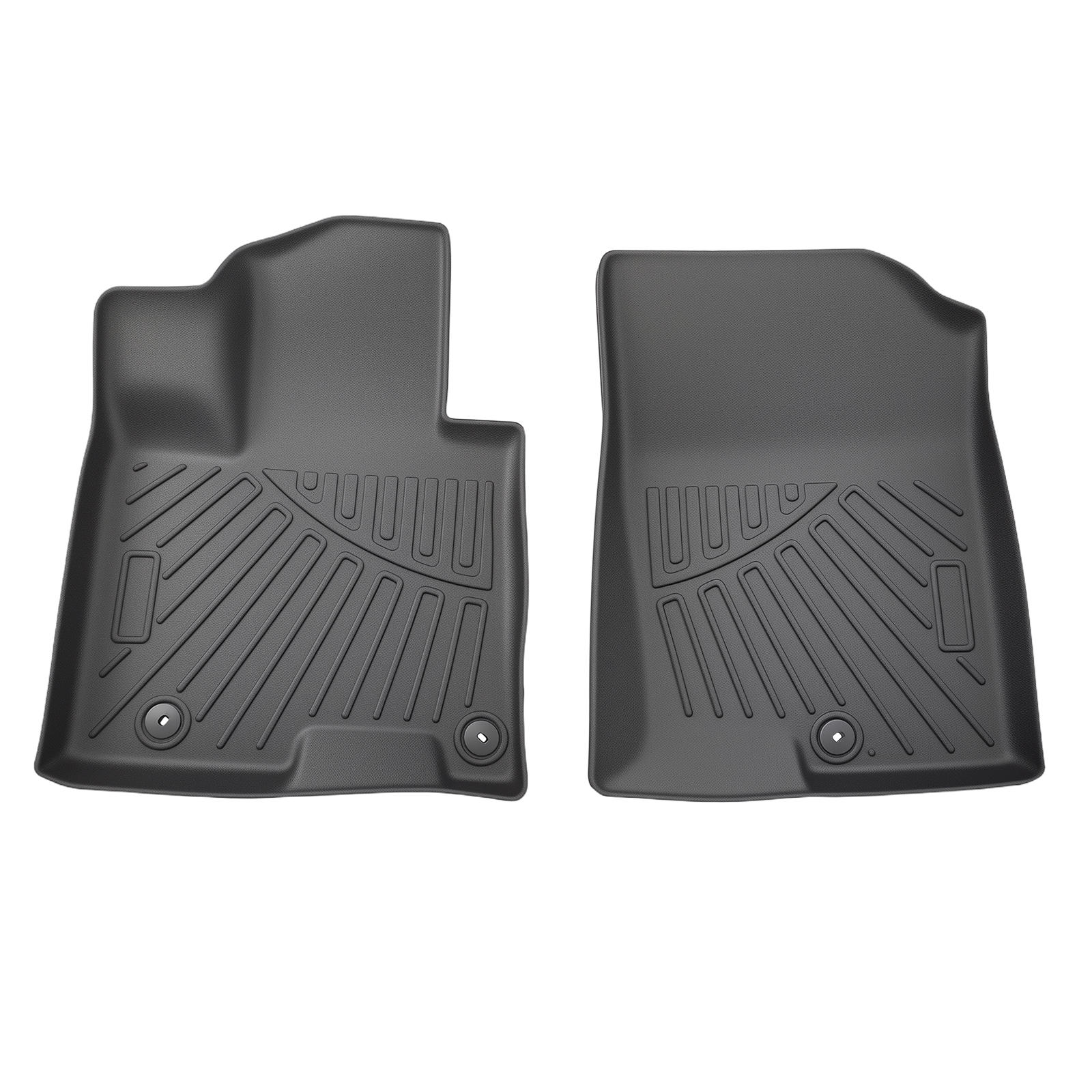 Waterproof Floor Mats for Hyundai Santa Cruz 2022-2025 TPE Black All Weather