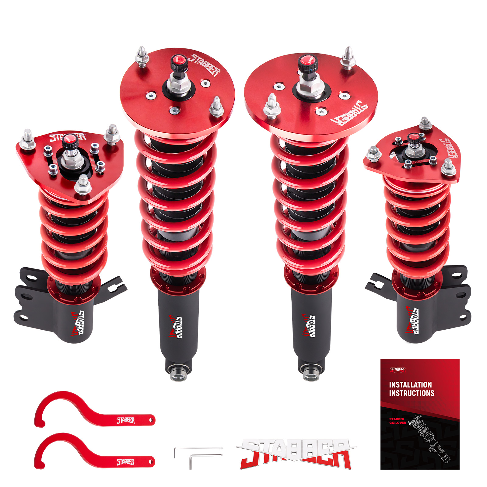 STABBER Coilovers 24 Level Damper Lowering Kit For Nissan S14 240SX 1995-1998