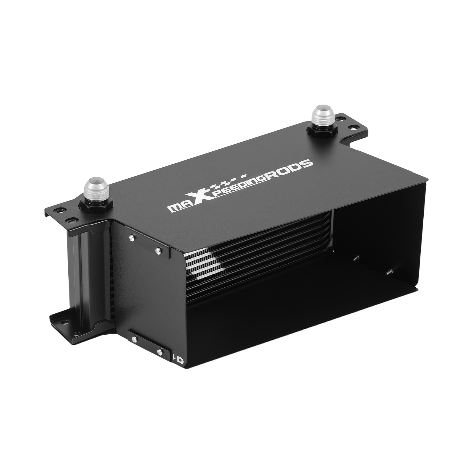 10AN Universal Engine Oil Cooler 16 Row Aluminum w/ Thermostatic 73-83℃