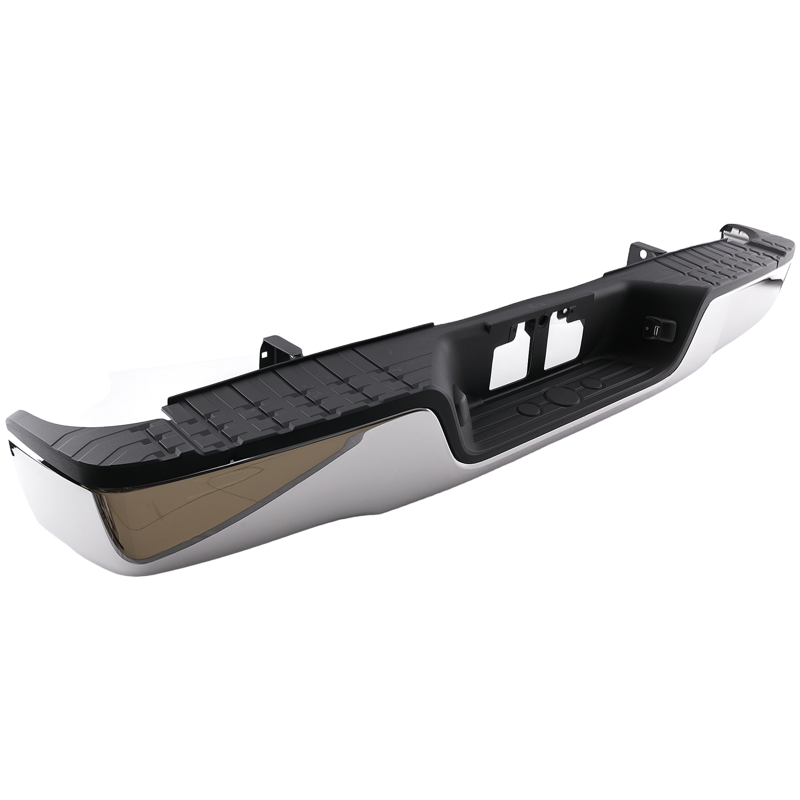 Chrome Steel Rear Bumper Assembly for Toyota Tundra 2007-2013 521640C040