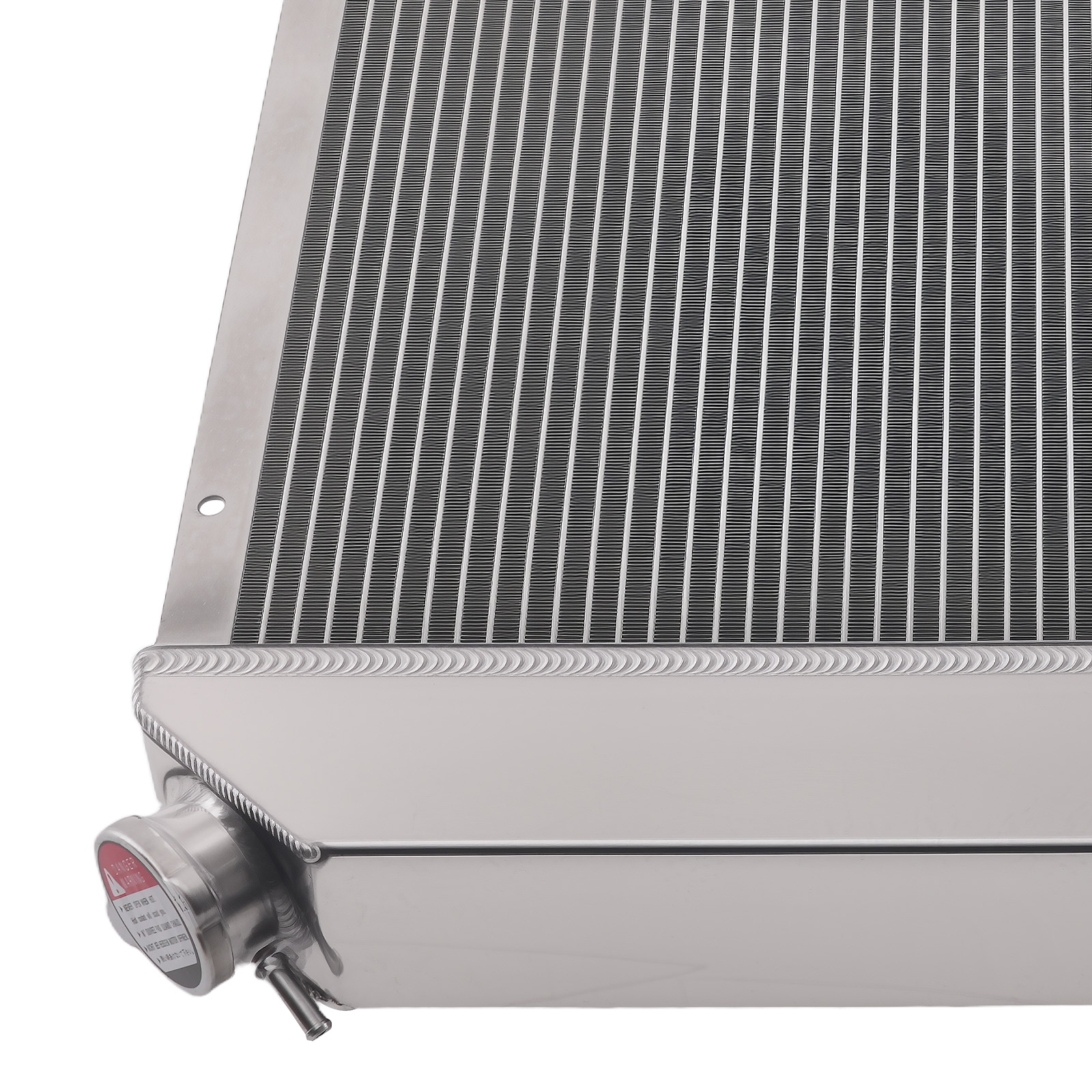 3 Row Aluminum Radiator Shroud Fan for Chevy Corvette Base 1977-1982 718 AT