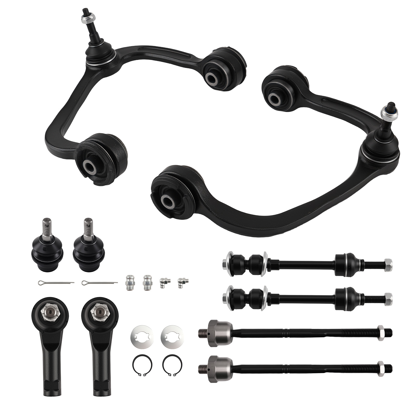 Front Lower Upper Suspension Control Arm Sway Bar Link For F-150 Mark TL 05-2008