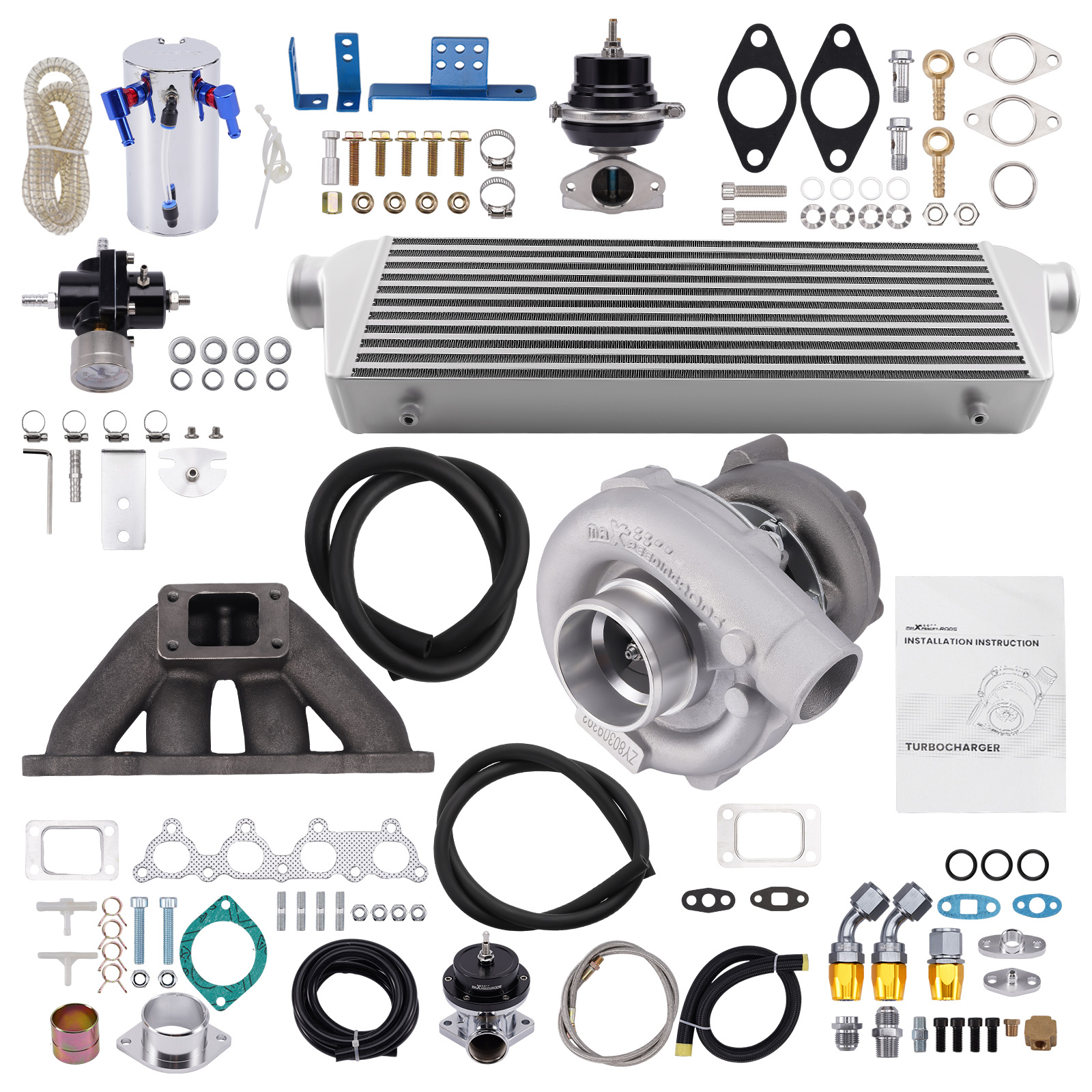8x Turbo Kit for Honda Civic 1.5 1.6L D15Z1 D16Z6 D16Y7 D16Y5 D16Y8 D15B8 D15B7