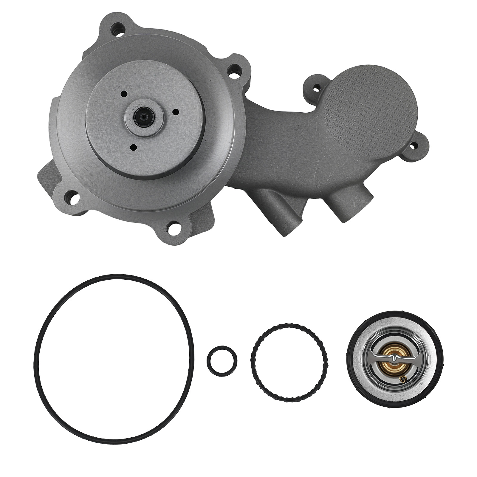 Coolant Pump for Ford Mustang 5.0L V8 2011-2018 125-3270 w/ Thermostat Kit