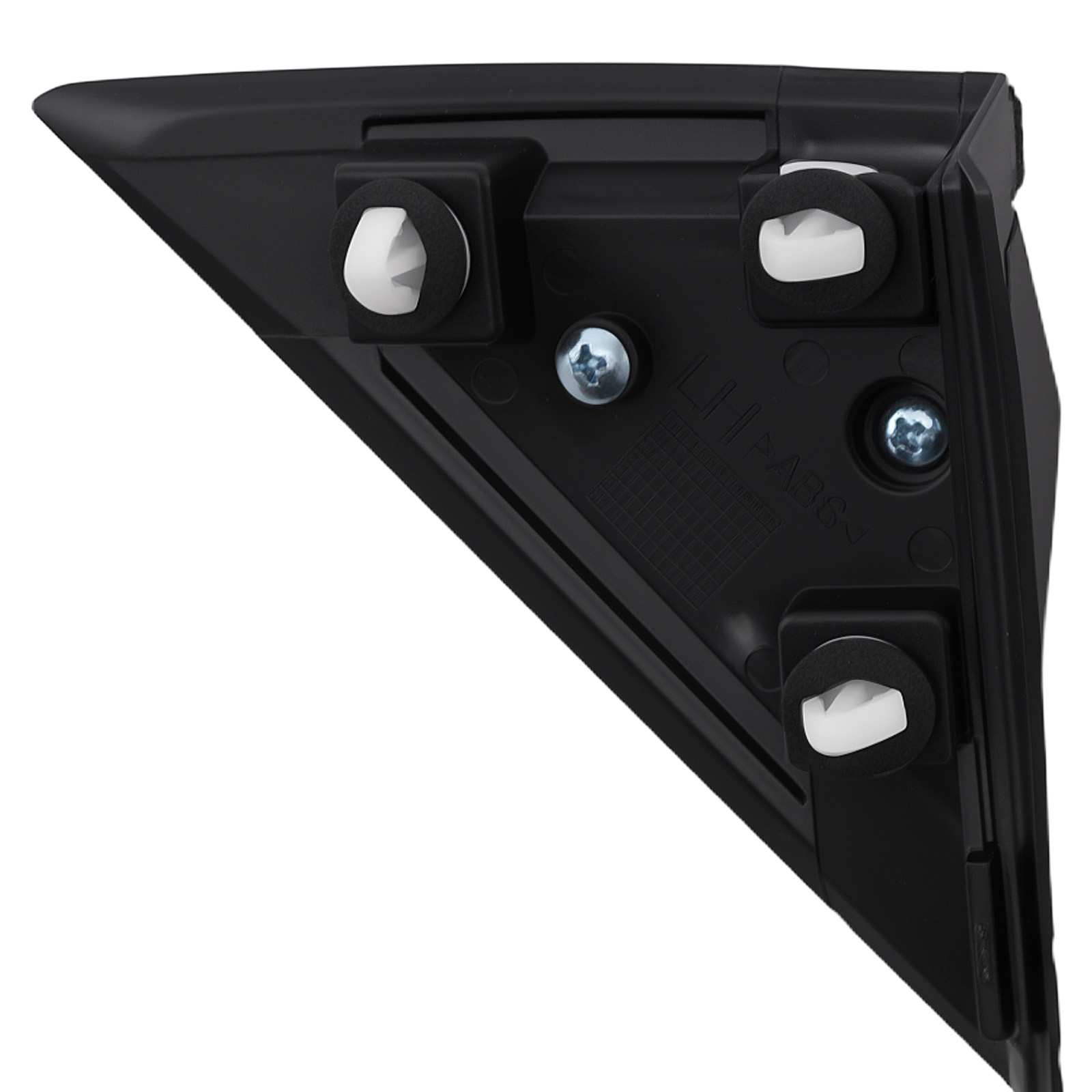Left Right Side Mirror Flag Trim for Hyundai Santa Fe Sport 2013-2018 Black