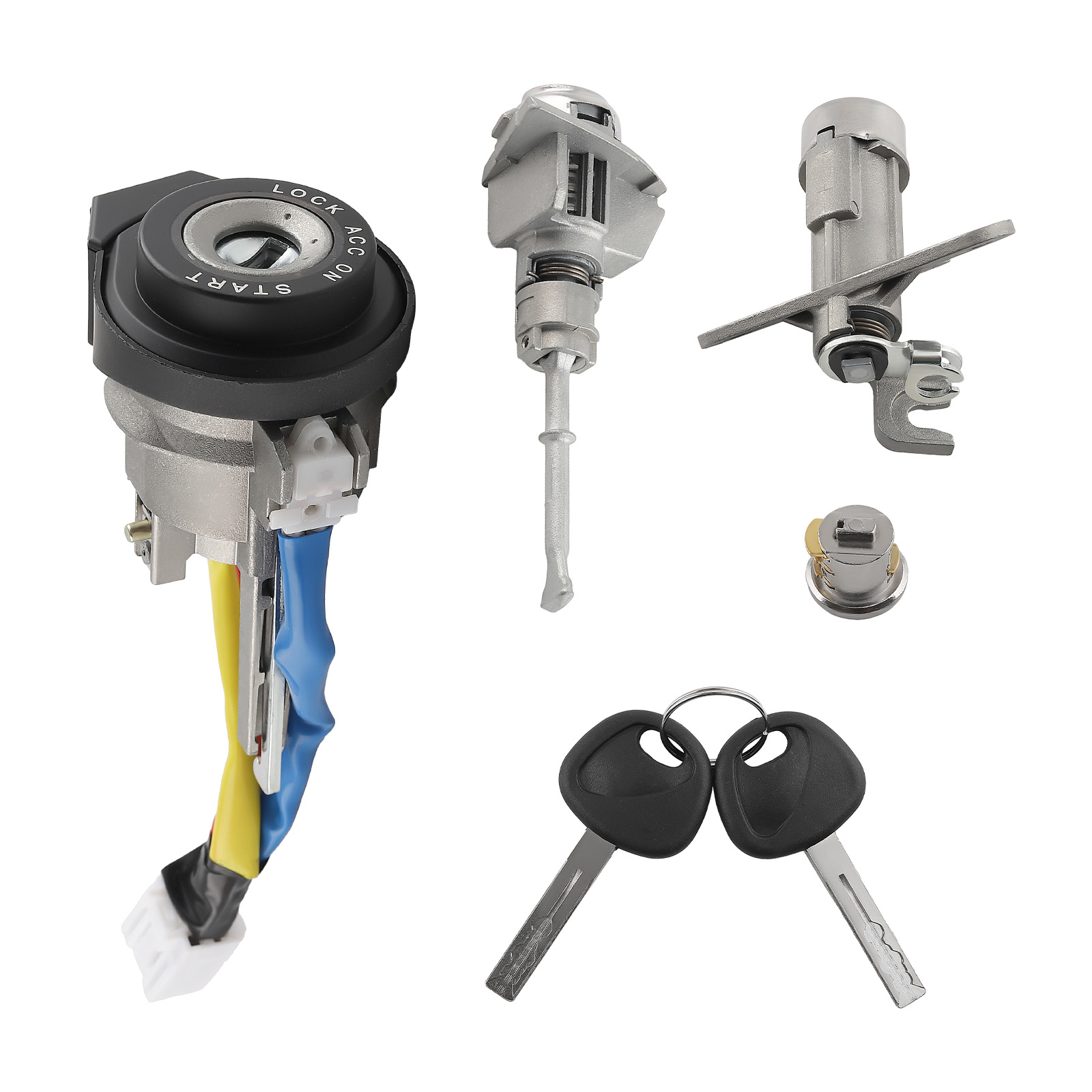 Full Lock Cylinder Ignition & Door For Hyundai Sonata 2015-2019 81970-C1A00