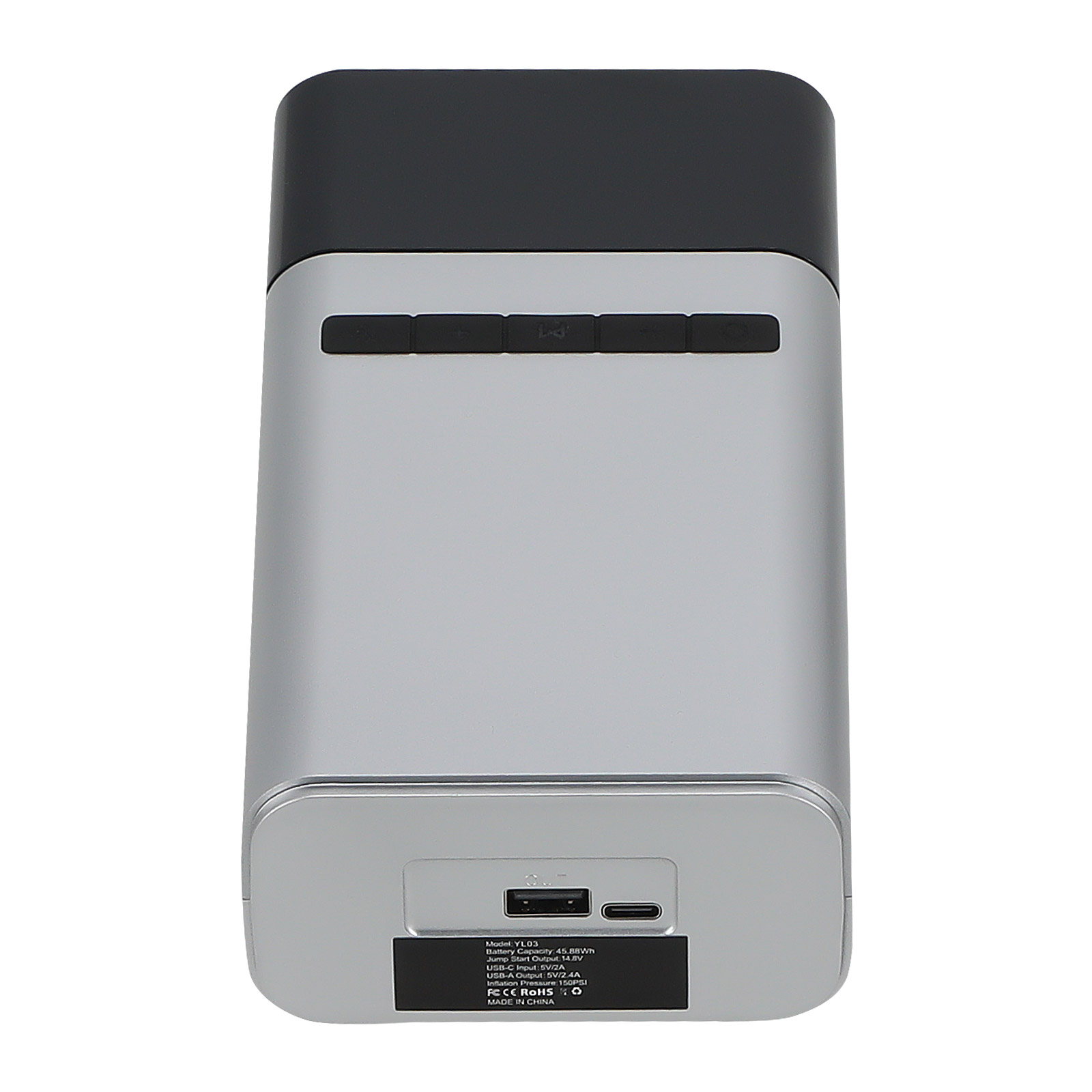 Car Jump Starter Booster 18000 mAh 2500A Power Bank Vehicle Emergency LED Light