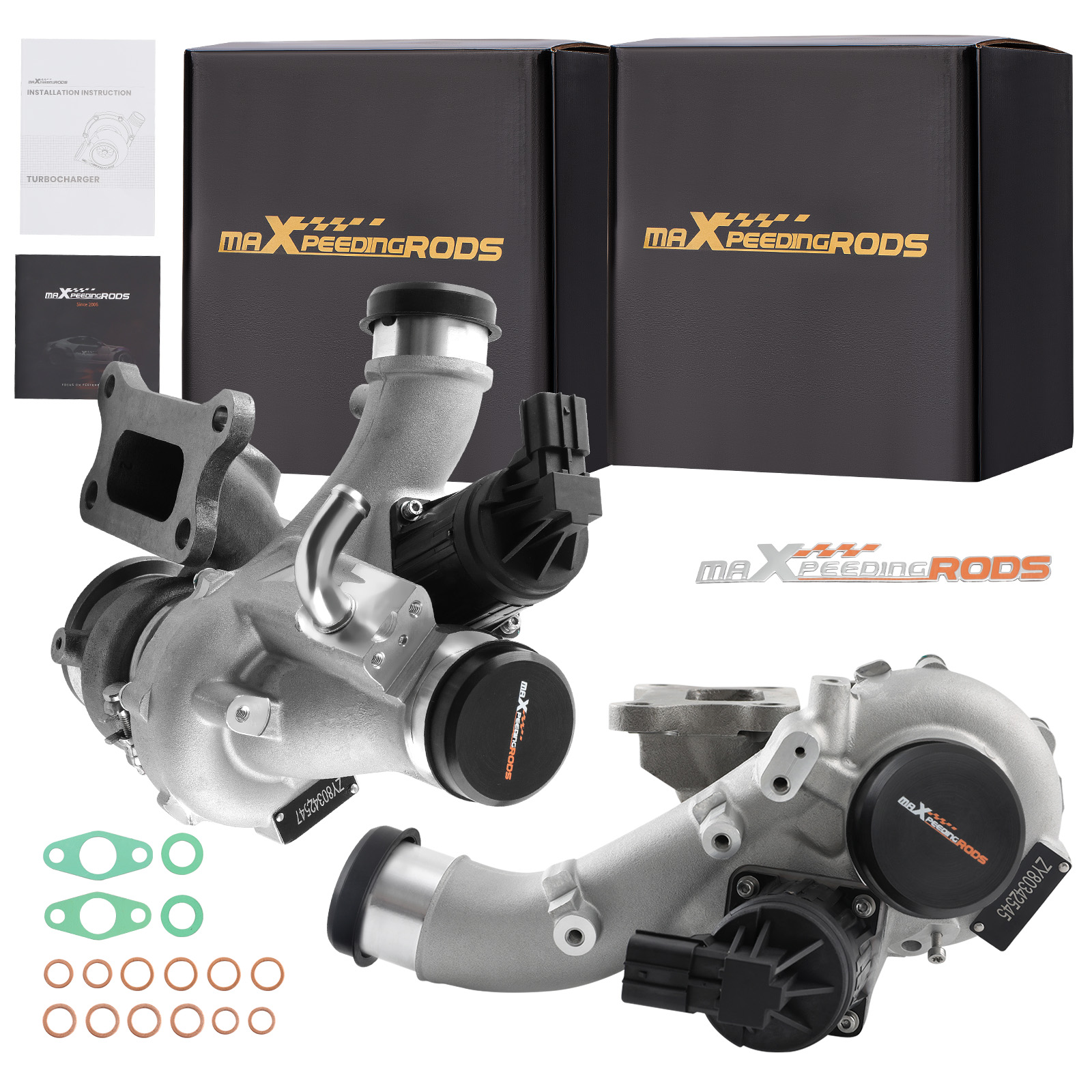 Twin Turbo Turbochargers for INFINITI Q50 Q60 3.0 Red Sport 400