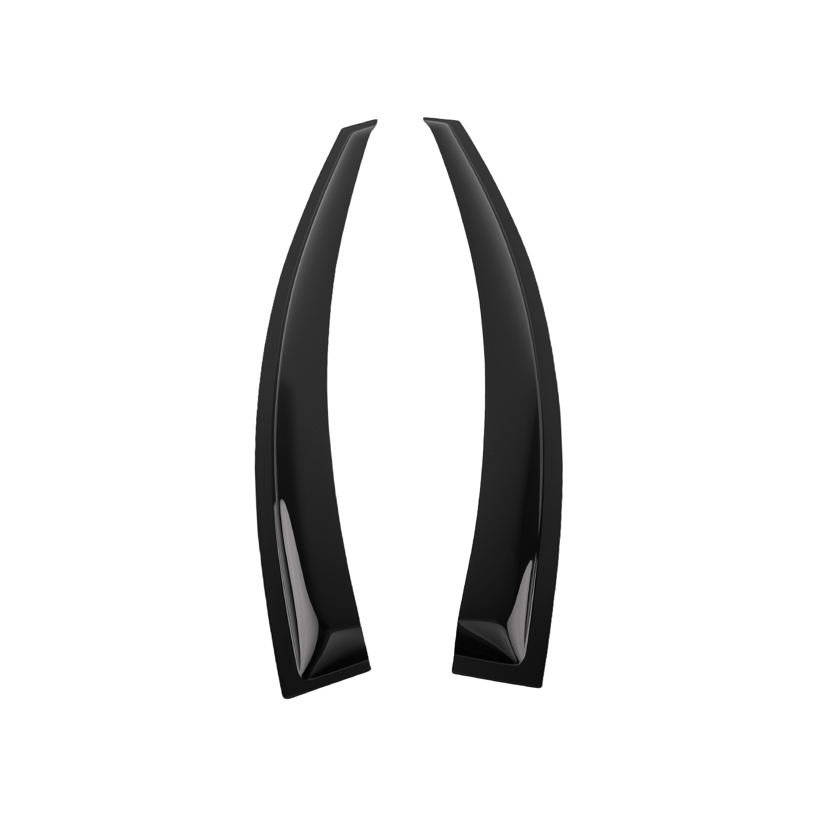 Rain Deflectors Window Guards for Toyota 4Runner 2010-2024 Black  4PCS