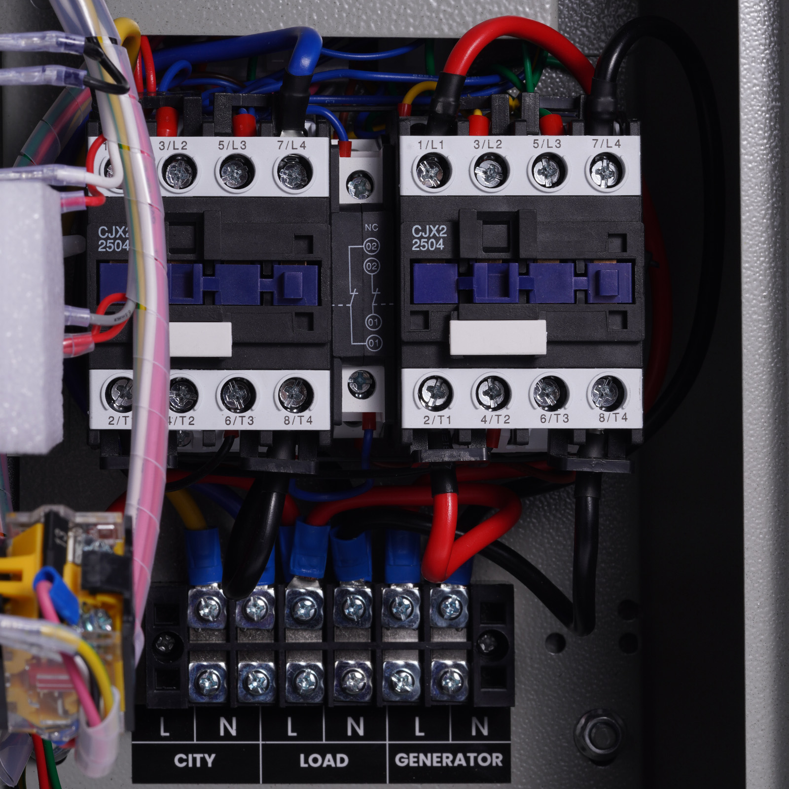 Automatischer Notstromumschalter Notstrom Umschalter ATS Netz Stromerzeuger  für Stromaggregat 7-Polig 50A 230V für Notstromaggregat Stromerzeuger