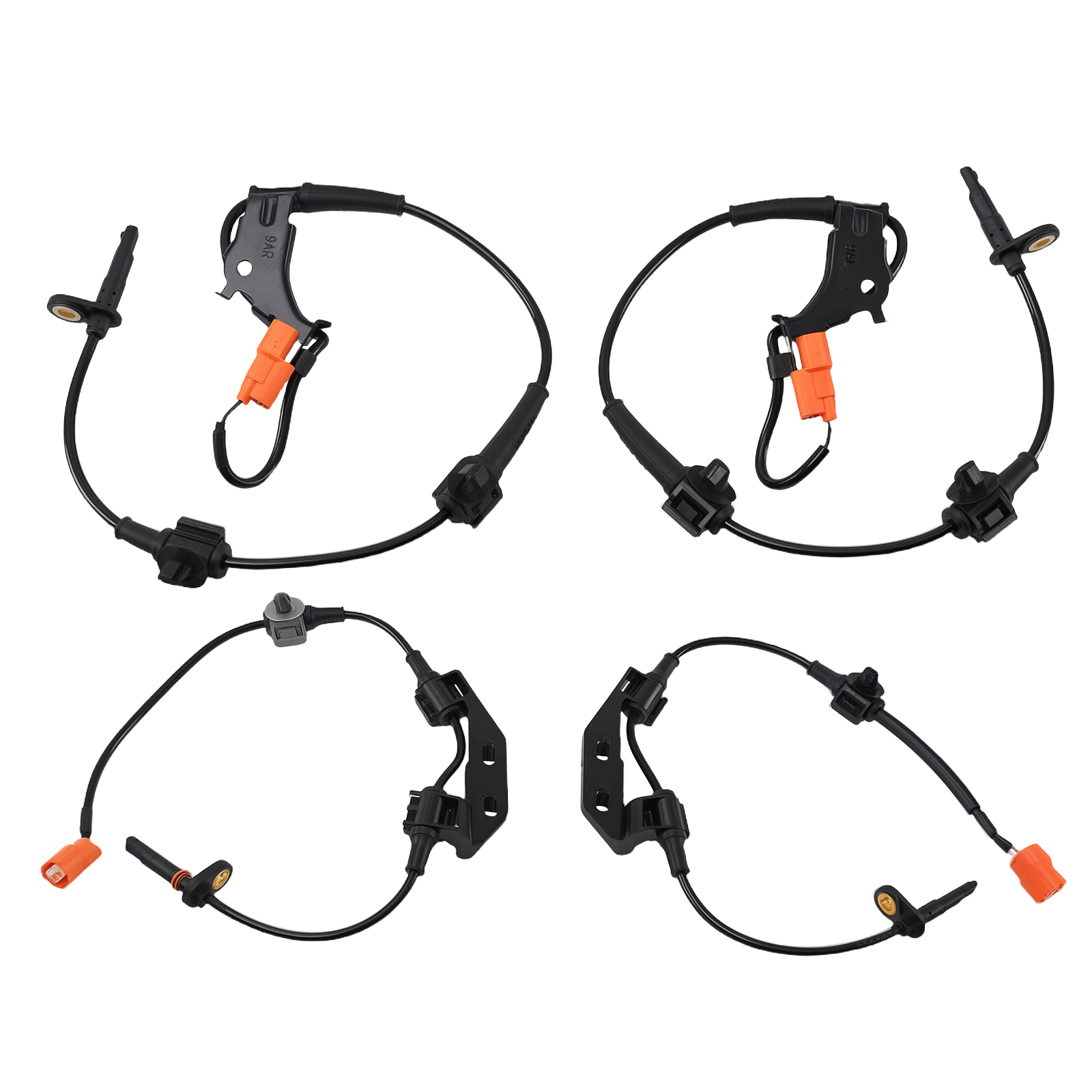 Front Rear ABS Wheel Speed Sensor Set of 4 for Honda CR-V 2.4L 2002-2006 5S7607