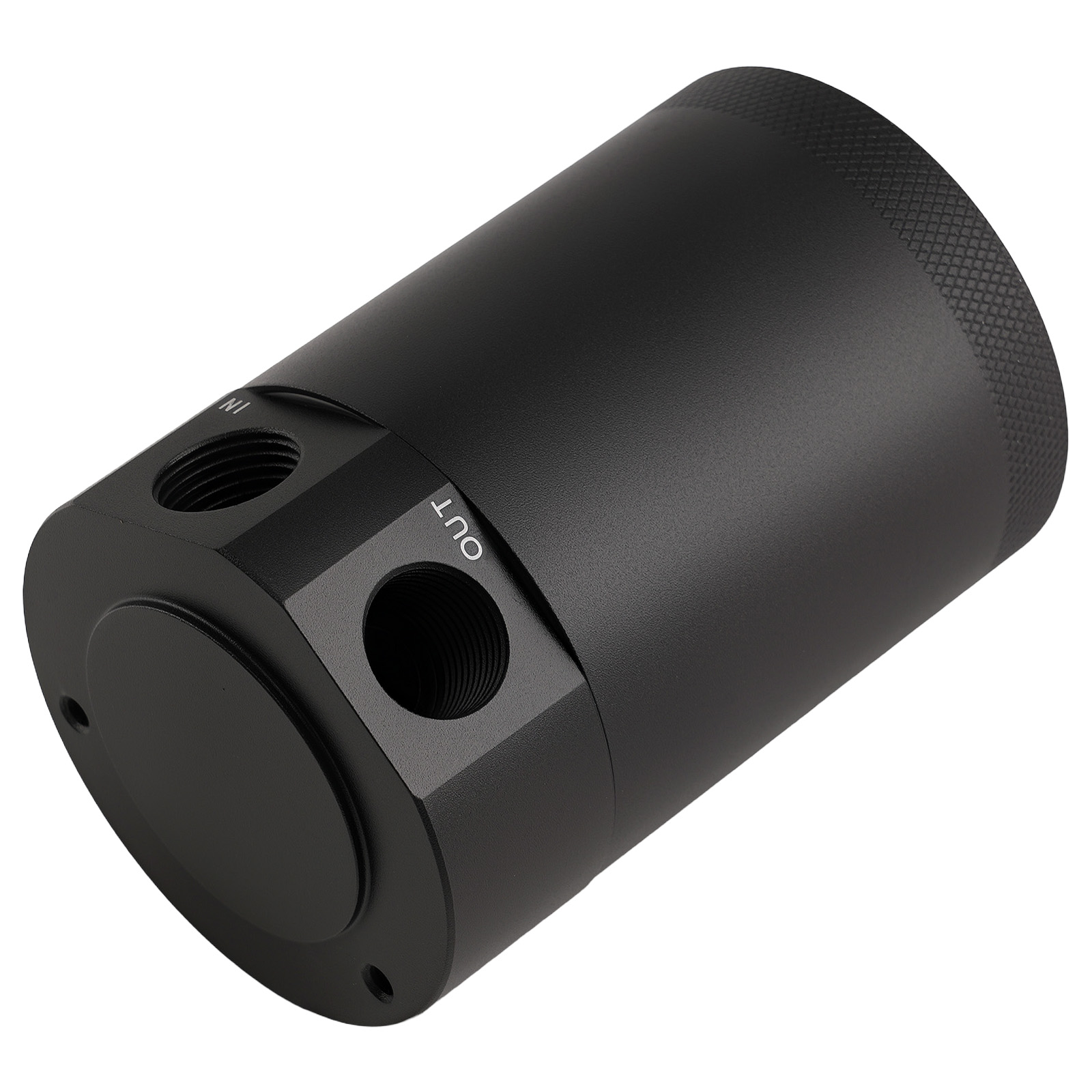 2-Port Öl Catch Can Tank Aluminium Auffangbehälter Ölsammler Ölbehälter 3/8