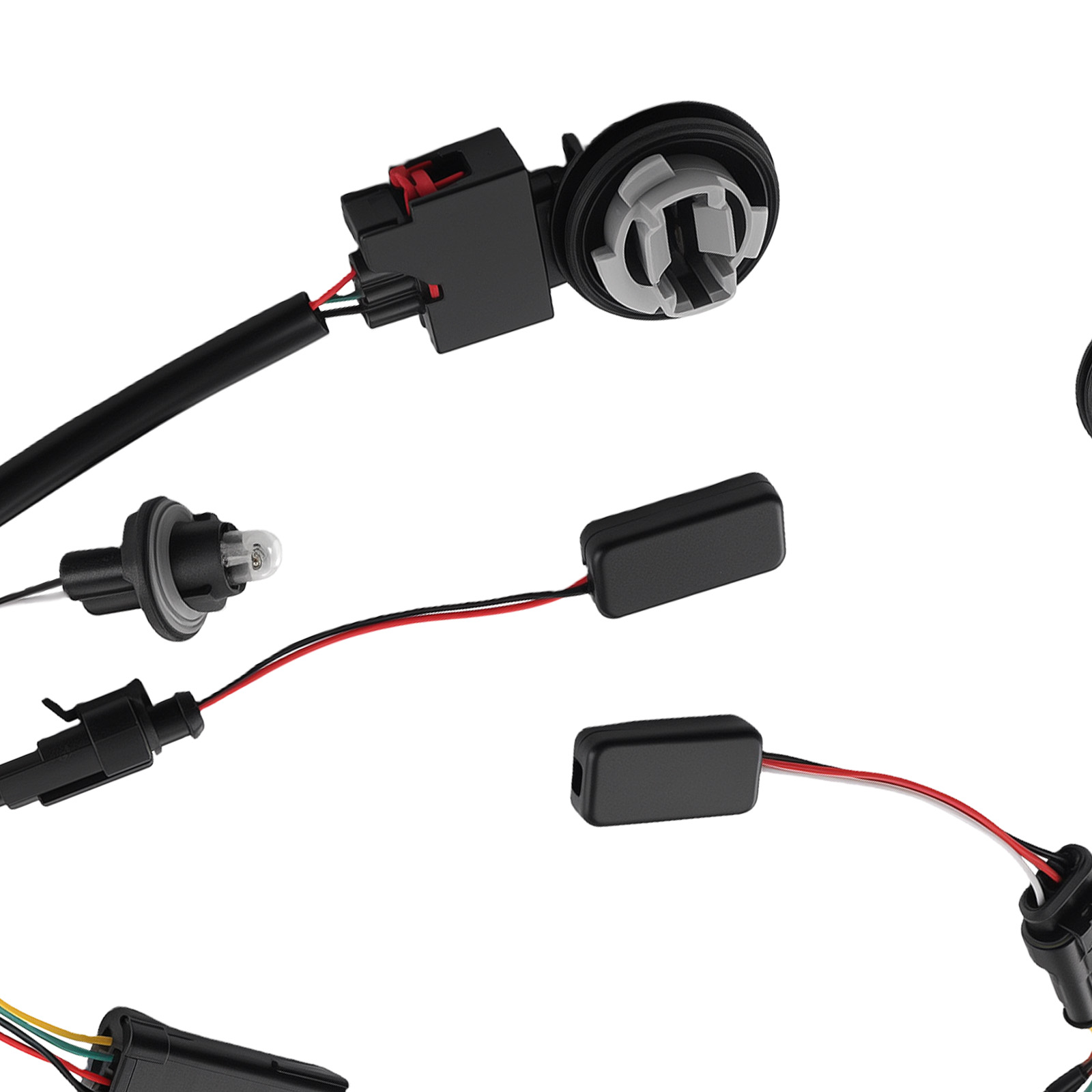 2pcs Rear Lamp Wiring Harness for Ram 1500 2013-2022 Left Right Side Pair