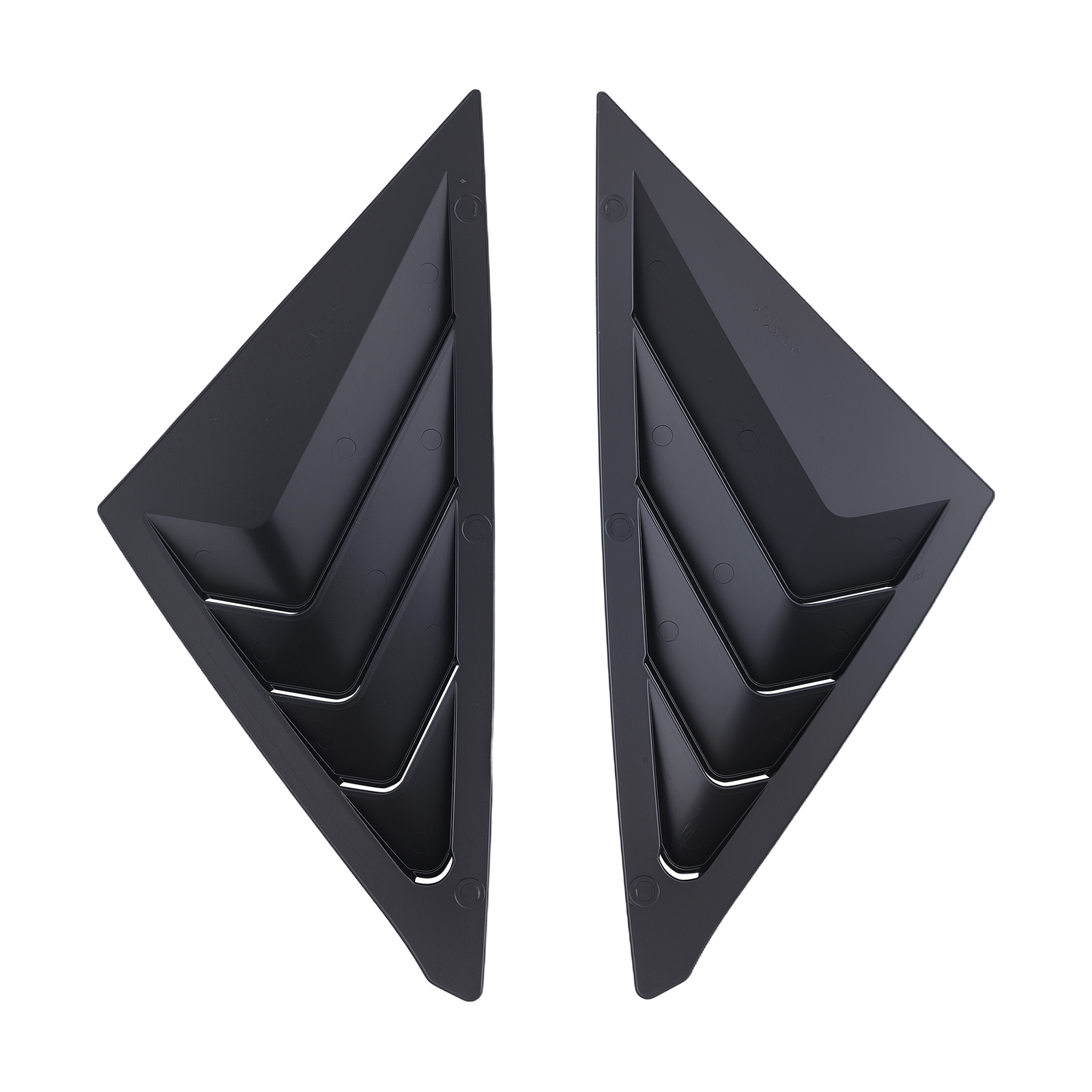 Gloss Black ABS Window Louvers for Honda Civic Hatchback 2022-2025 Side