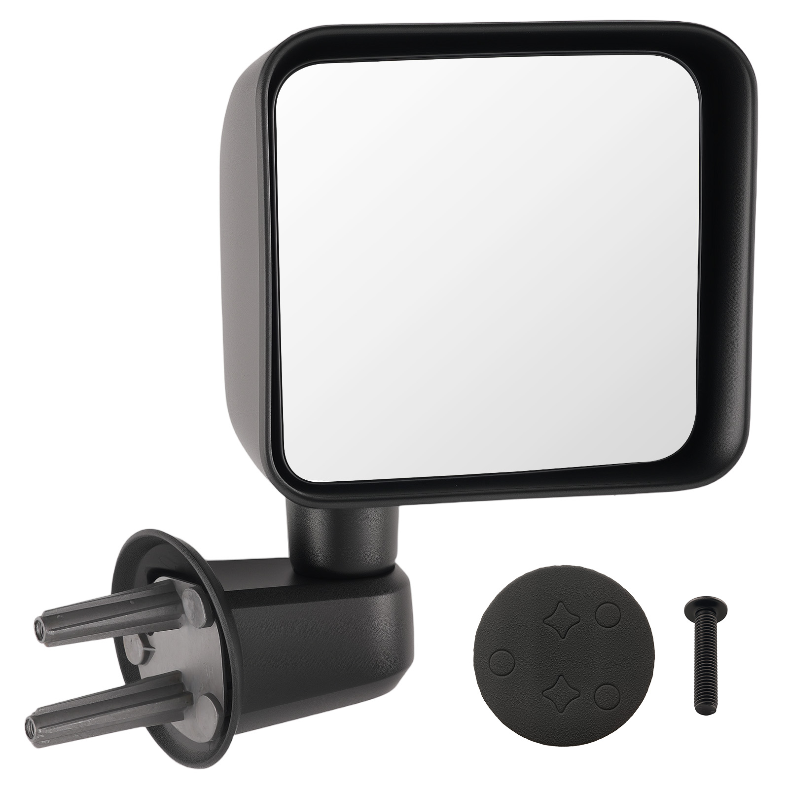 Right Side Mirror Textured Black for Jeep Wrangler 2007-2018 55077966AC