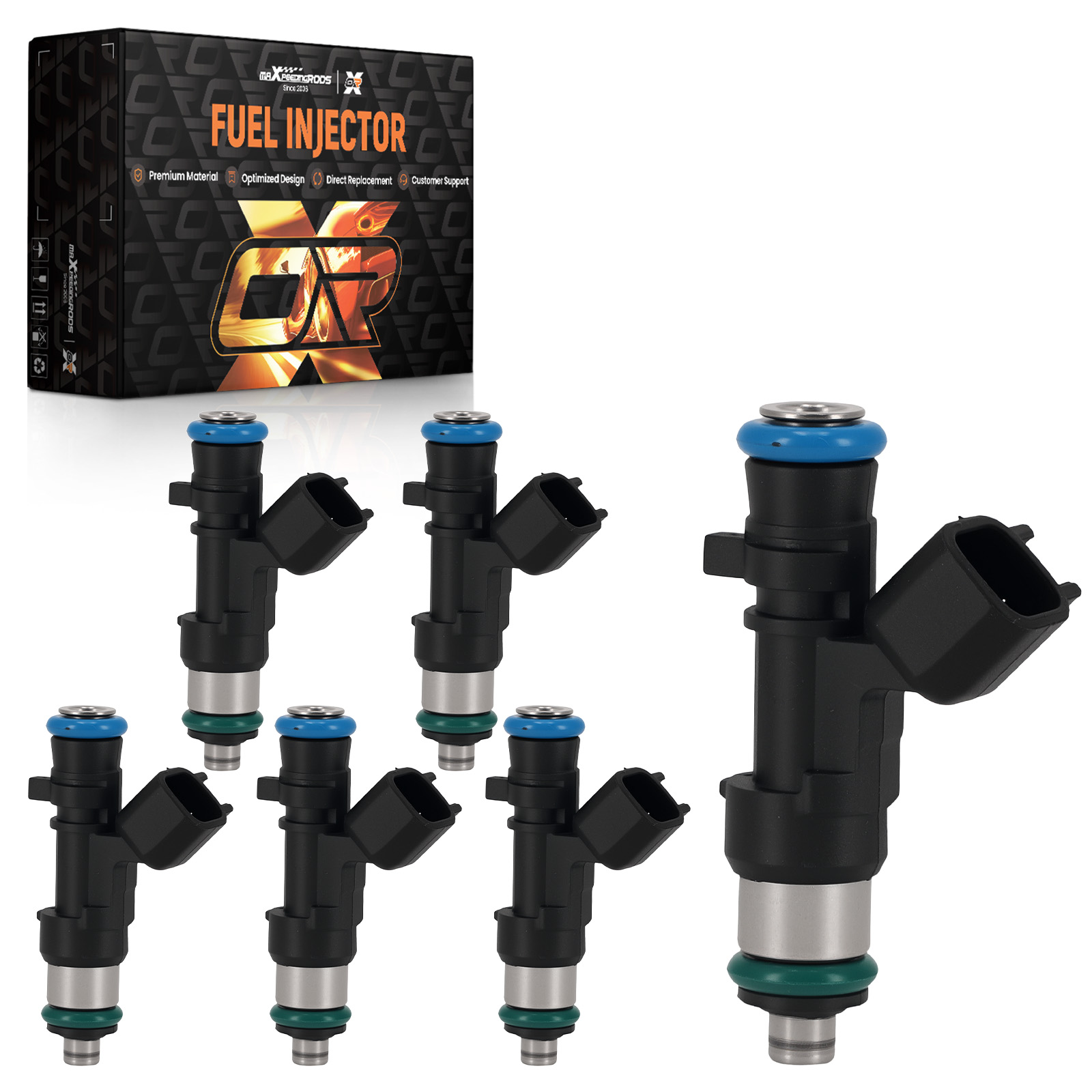 6x Gas Fuel Injectors for Chrysler 300 Pacifica 3.5L V6 2005-2010 4591986AA