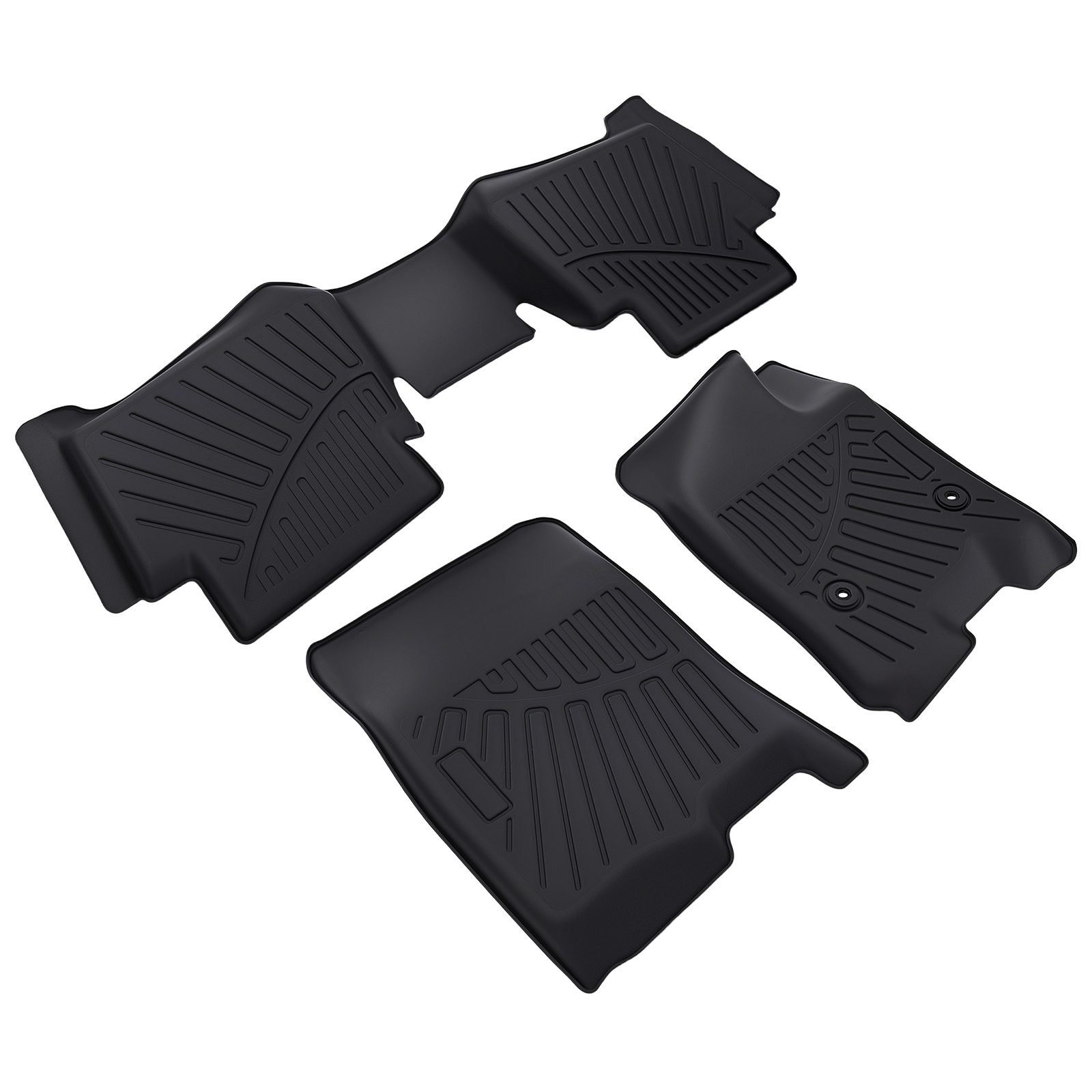 3 Pack  Front & Rear Interior Floor Mats Carpet fit for Chevy Colorado 2023-2025