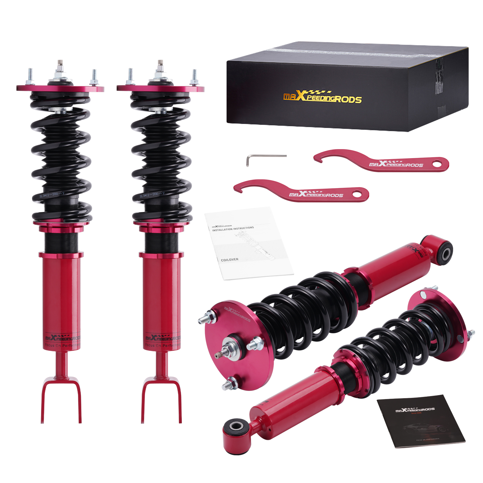 Coilovers Kit 24 Levels Damper Adj. For Lexus SC300 SC400 92-00 SUPRA 93-98