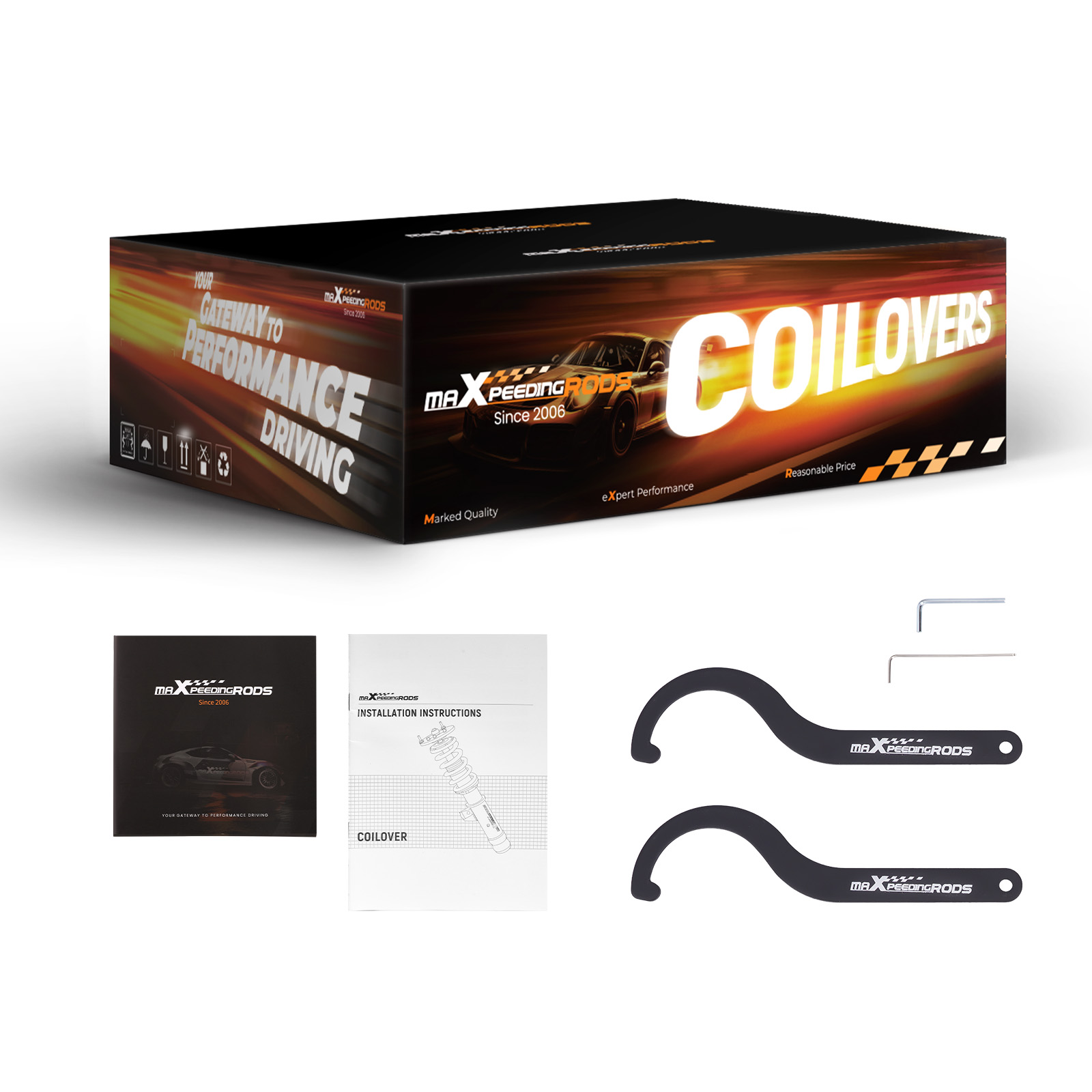 Sport-Gewindefahrwerk Dämpfung einstellbar for Toyota Soarer GZ20 MZ20 GT 2.0V