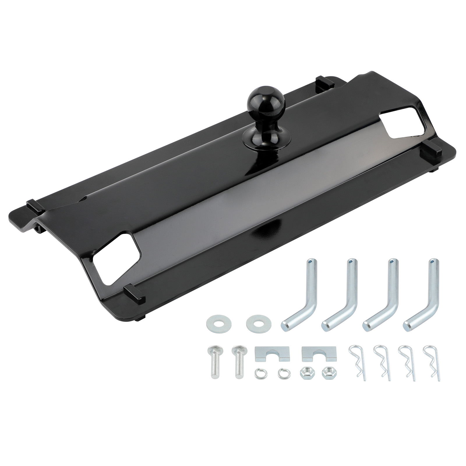 5th Wheel Gooseneck Hitch Plate for Pickup Truck 25,000 lbs 2-5/16 Inch Ball