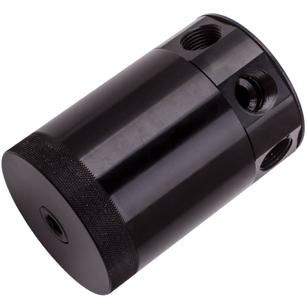 Universal Racing Baffled 3-Ports Oil Catch Can/Tank/Reservoir Air-Oil Separator