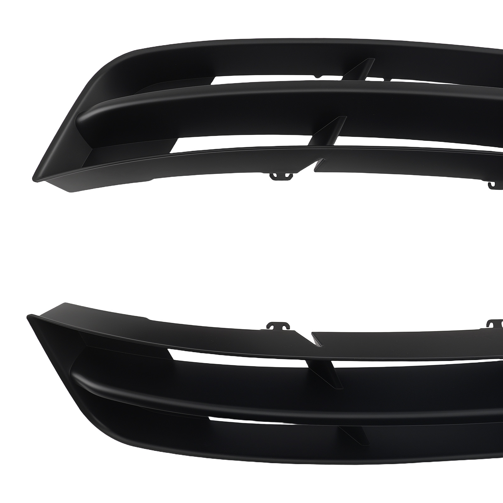 4PCS Front Bumper Fog Light Grille Cover for Audi Q7 10-15 4L0807681B 4L0807682B