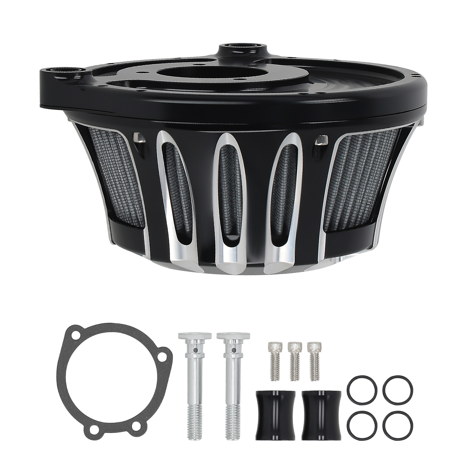 Air Filter Cleaner Set For Harley Dyna 2000-17 Softail 2000-15 Touring 2000-2007