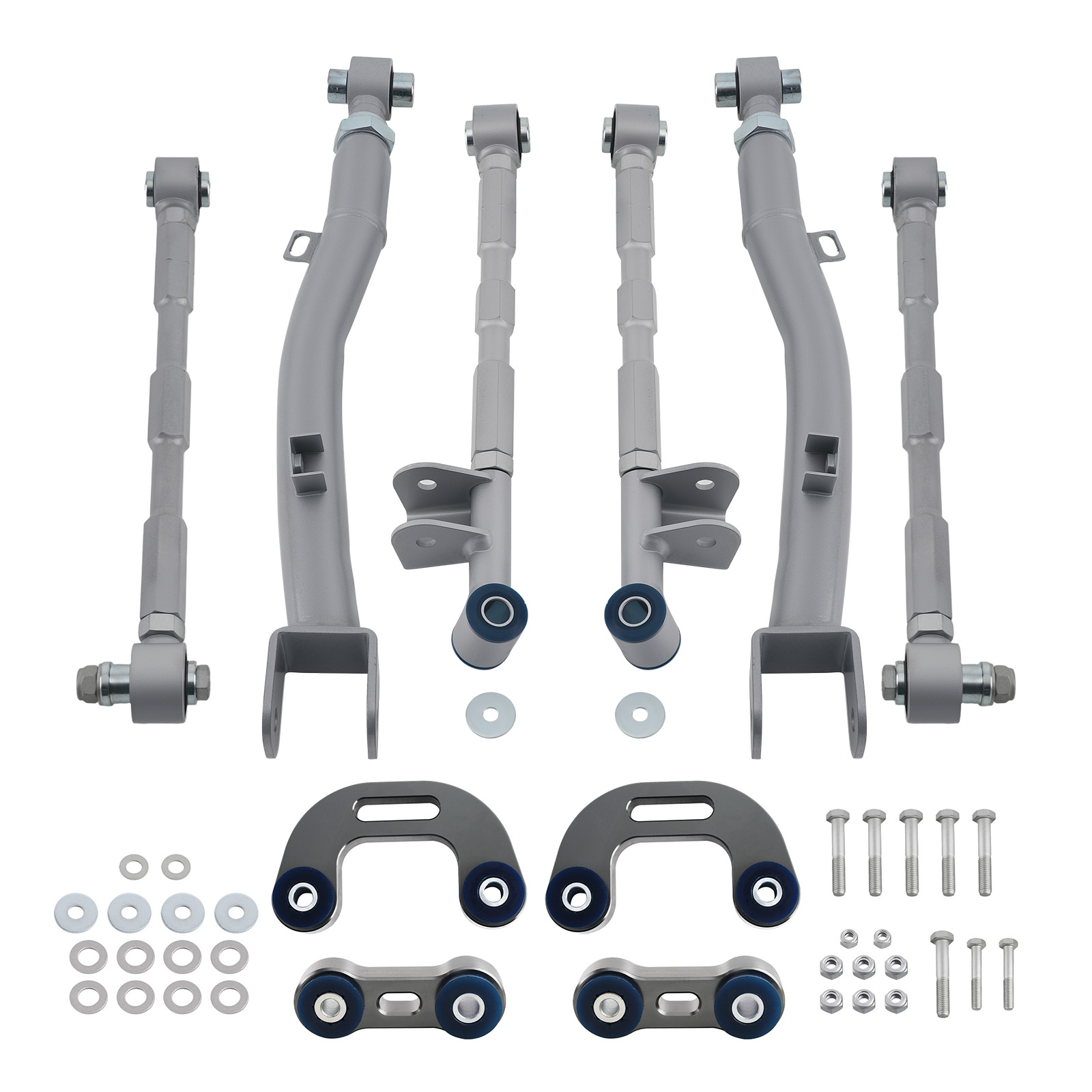 Rear Control Arm +Lateral Link + Sway Bar Link Set for Subaru Impreza 1993-2007