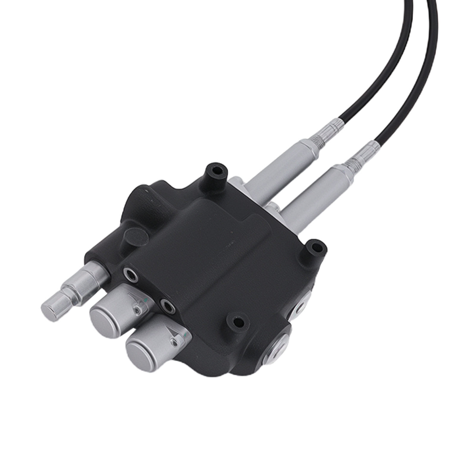 Adjustable P80 Hydraulic Cable Remote Control Valve Kit, 2 Spool, 21 GPM 80l/min