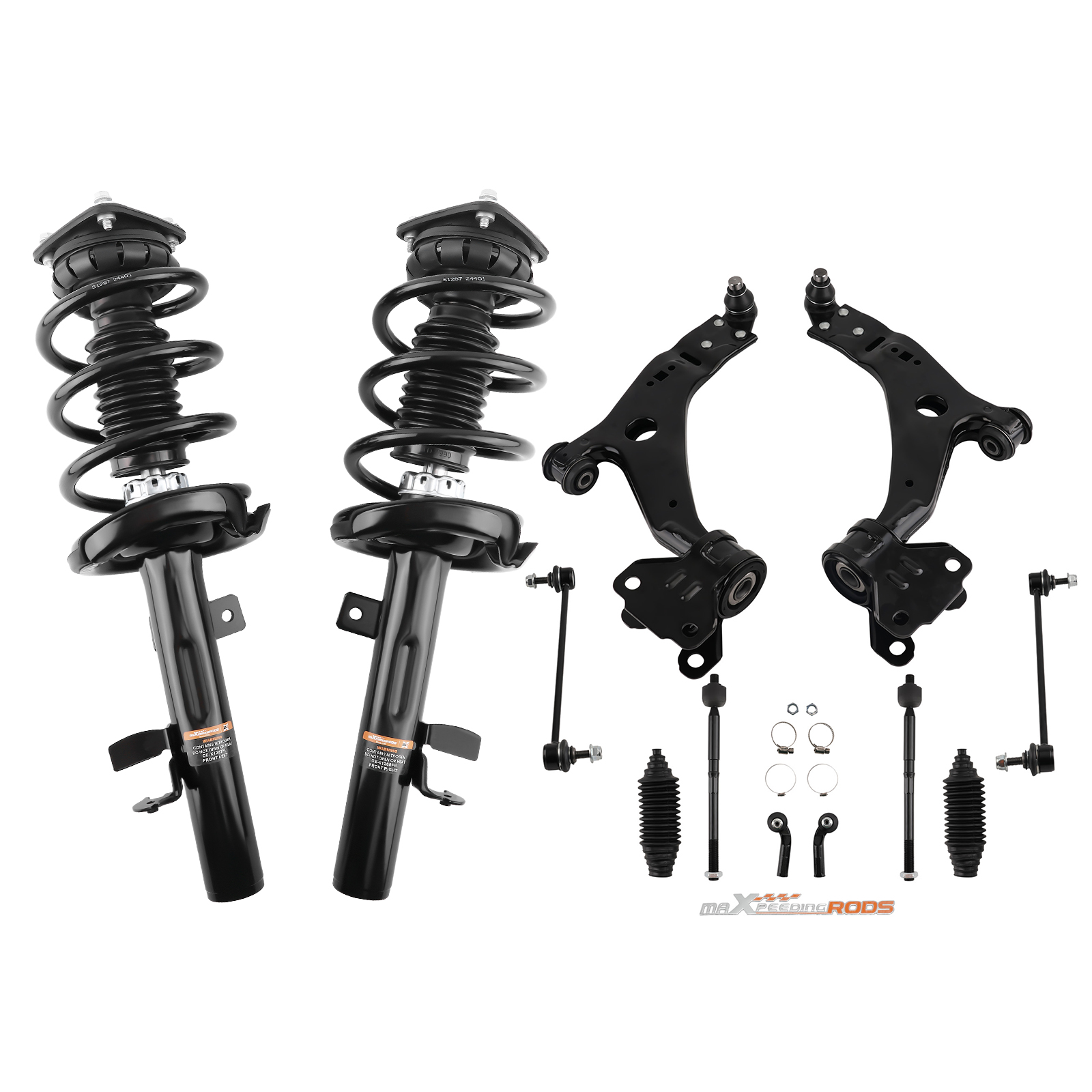 12pcs Front Complete Struts Control Arms Assembly For Ford ESCAPE 2013