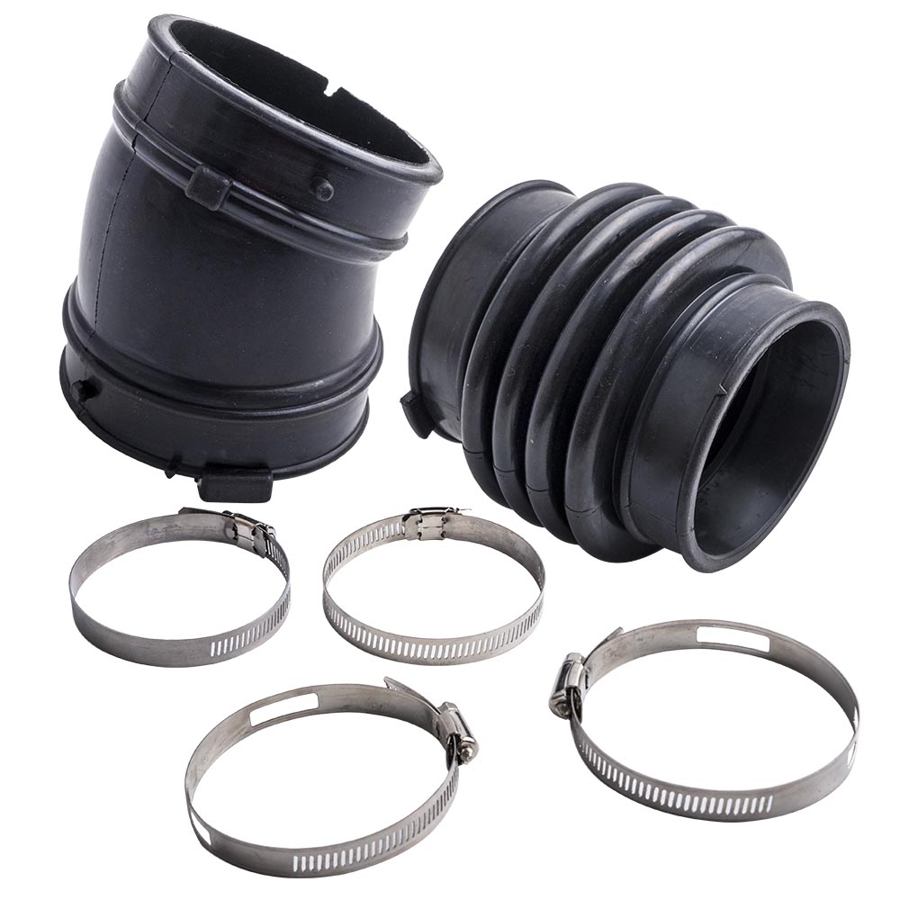 2* Air Intake Hose Tube Duct Boot for Resonator Fit Infiniti 06 07 08