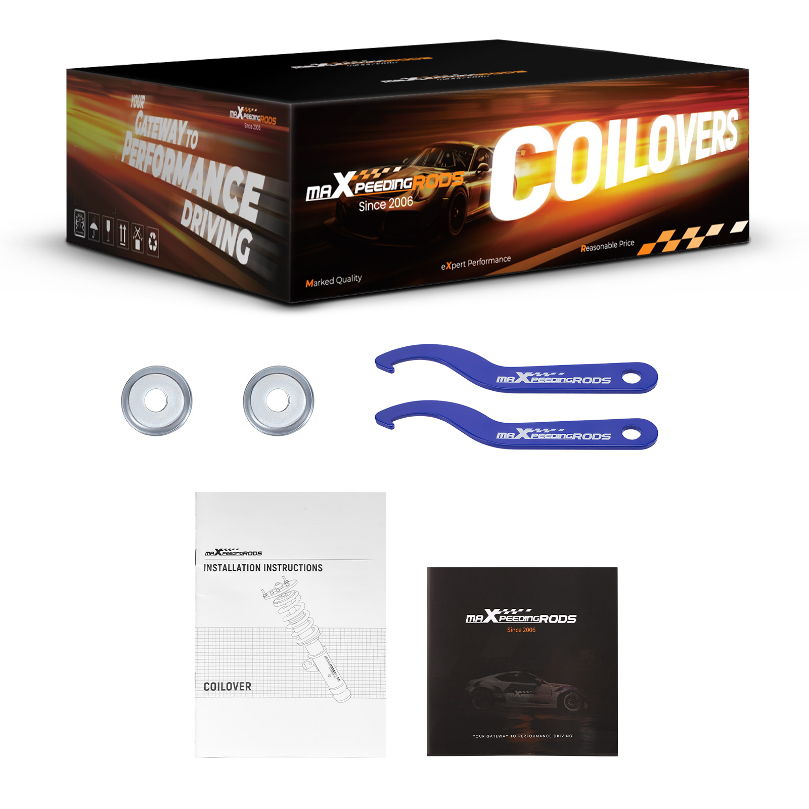 Tieferlegung Gewindefahrwerk for Lexus IS250 IS350 GSE20 GSE21 RWD Spring &Shock